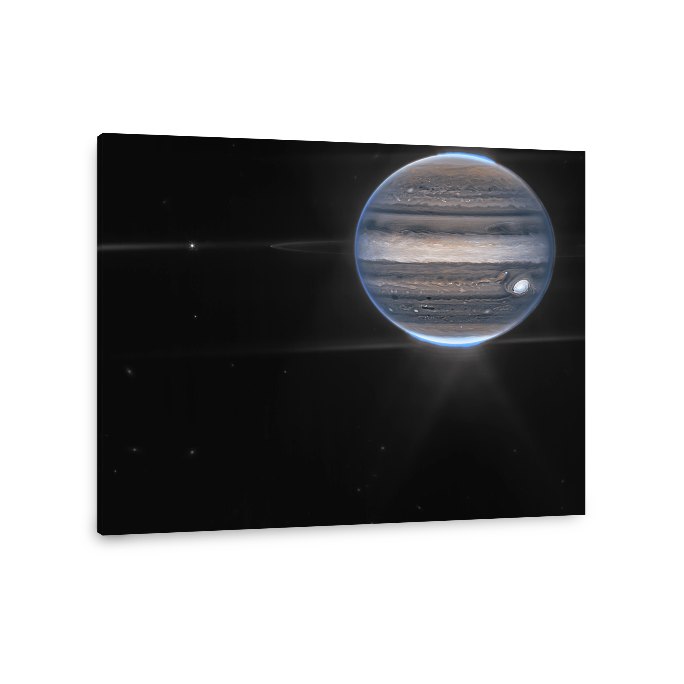 Jupiter's Swirling Atmosphere in Digital Art
