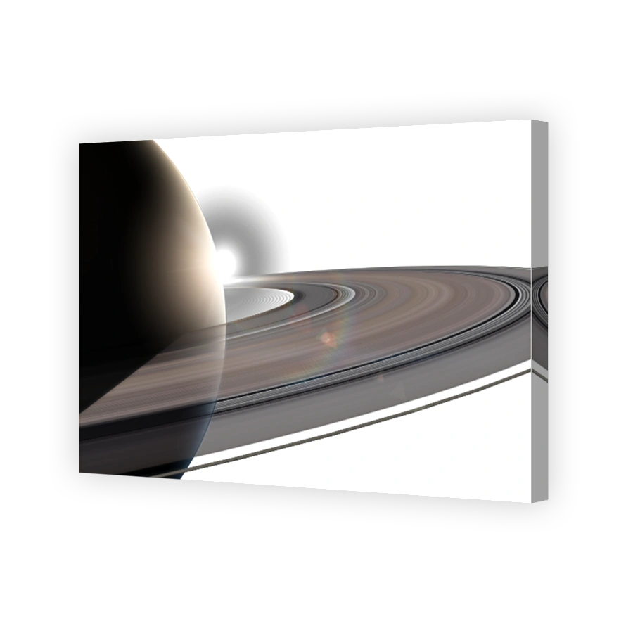 Artist's impression of Saturn's rings