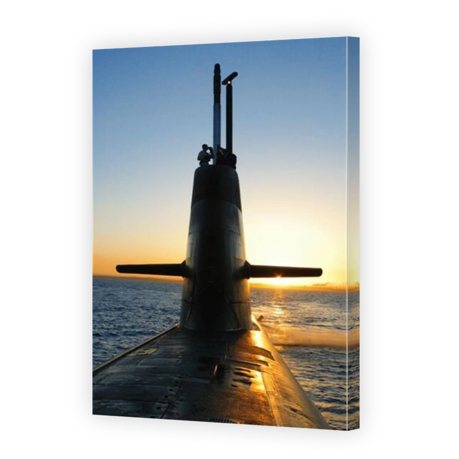 Australian Navy Collins Class diesel electric submarine.