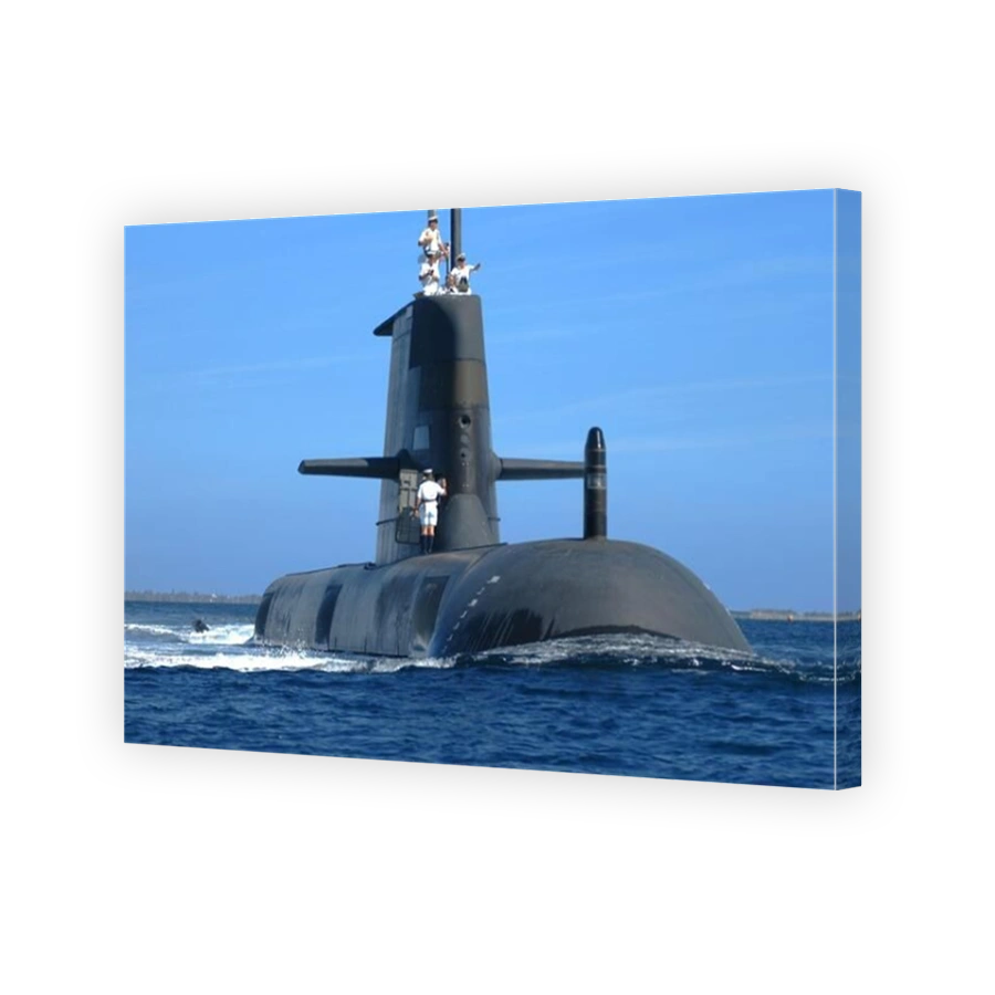 Australian Navy Collins Class diesel electric submarine.