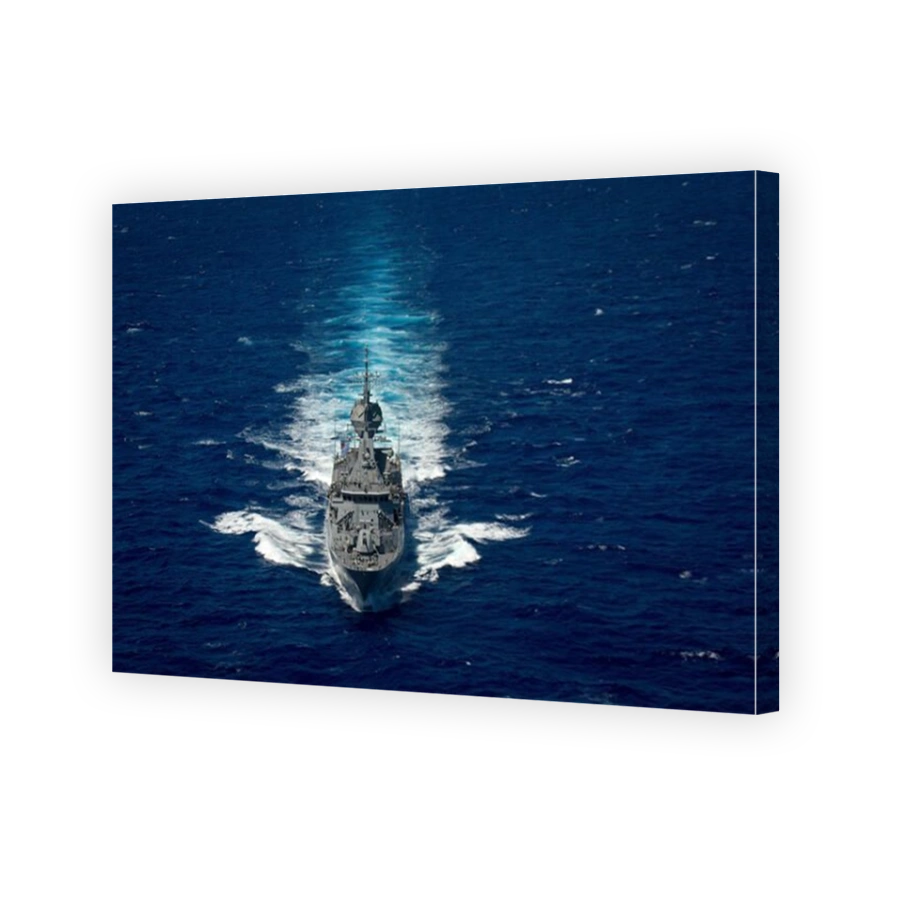 Royal Australian Navy Anzac Class frigate HMAS Ballarat.
