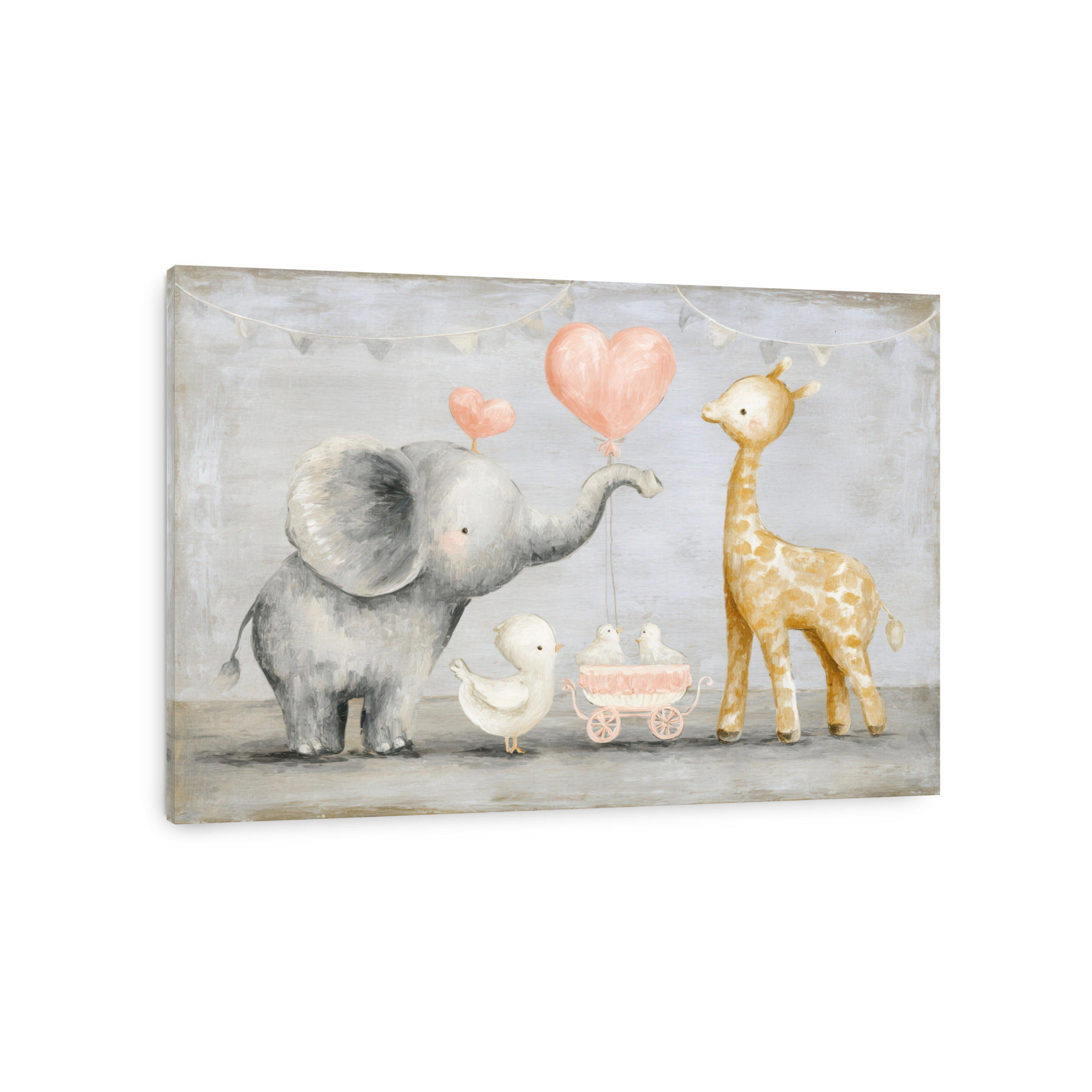 Whimsical Baby Animals Canvas Print