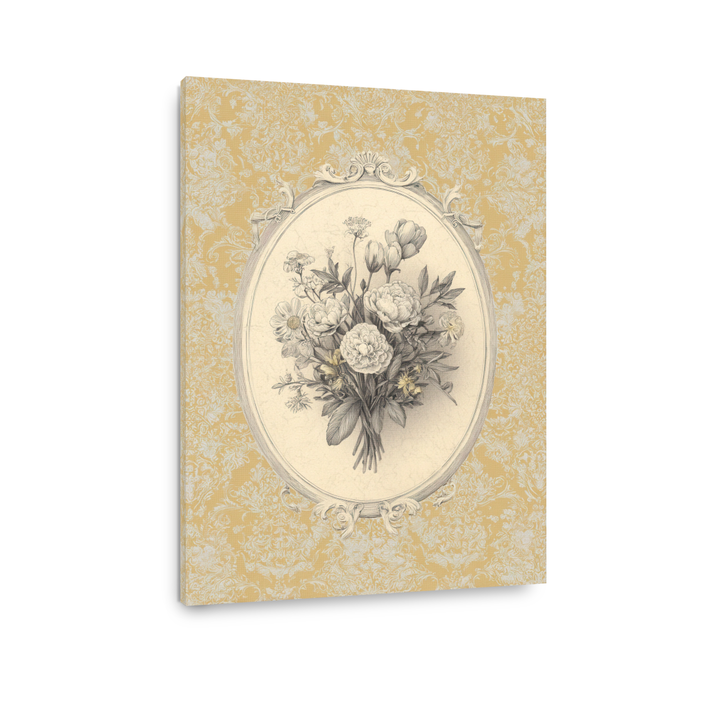 Vintage Floral Bouquet Print