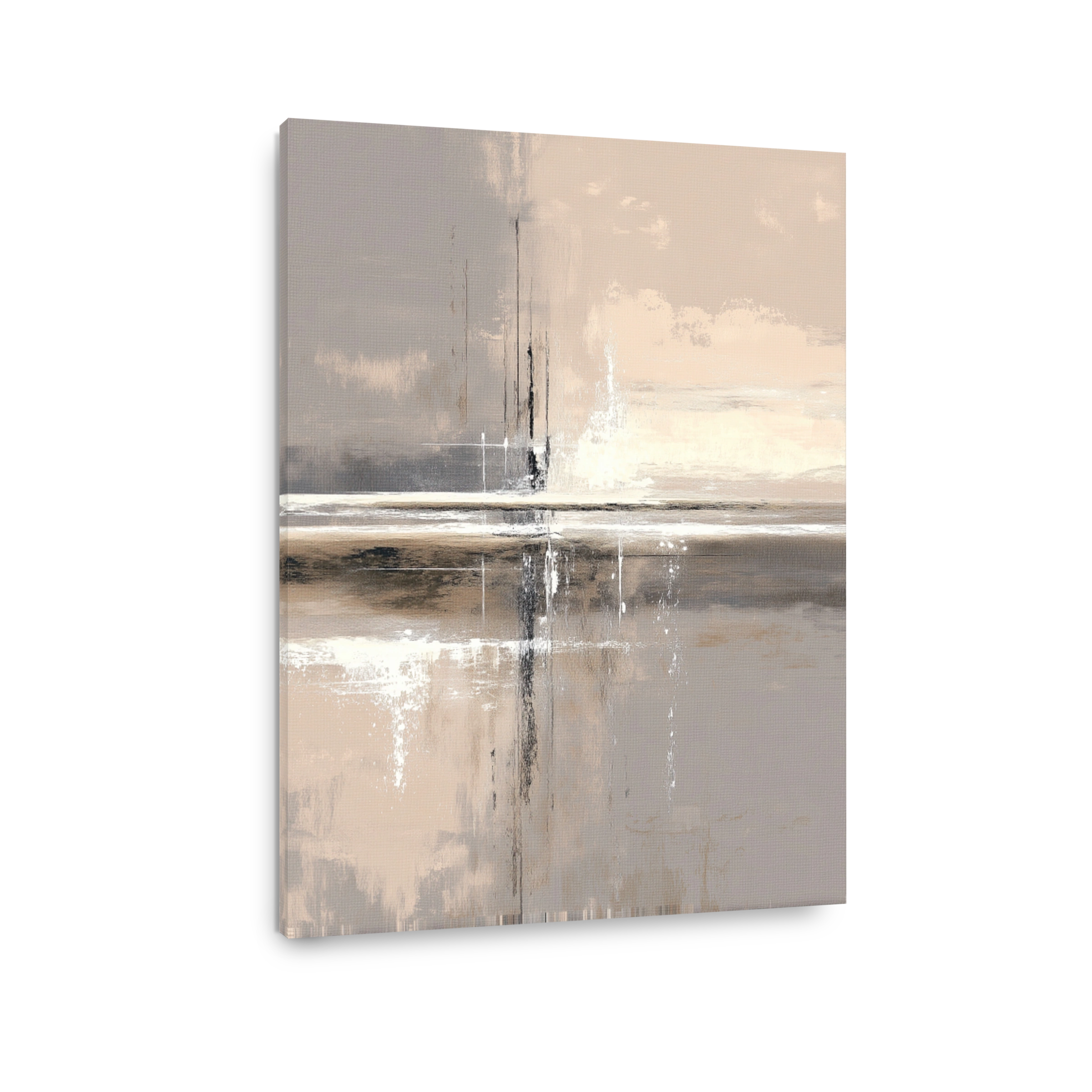 Serene Abstract Landscape Canvas Art