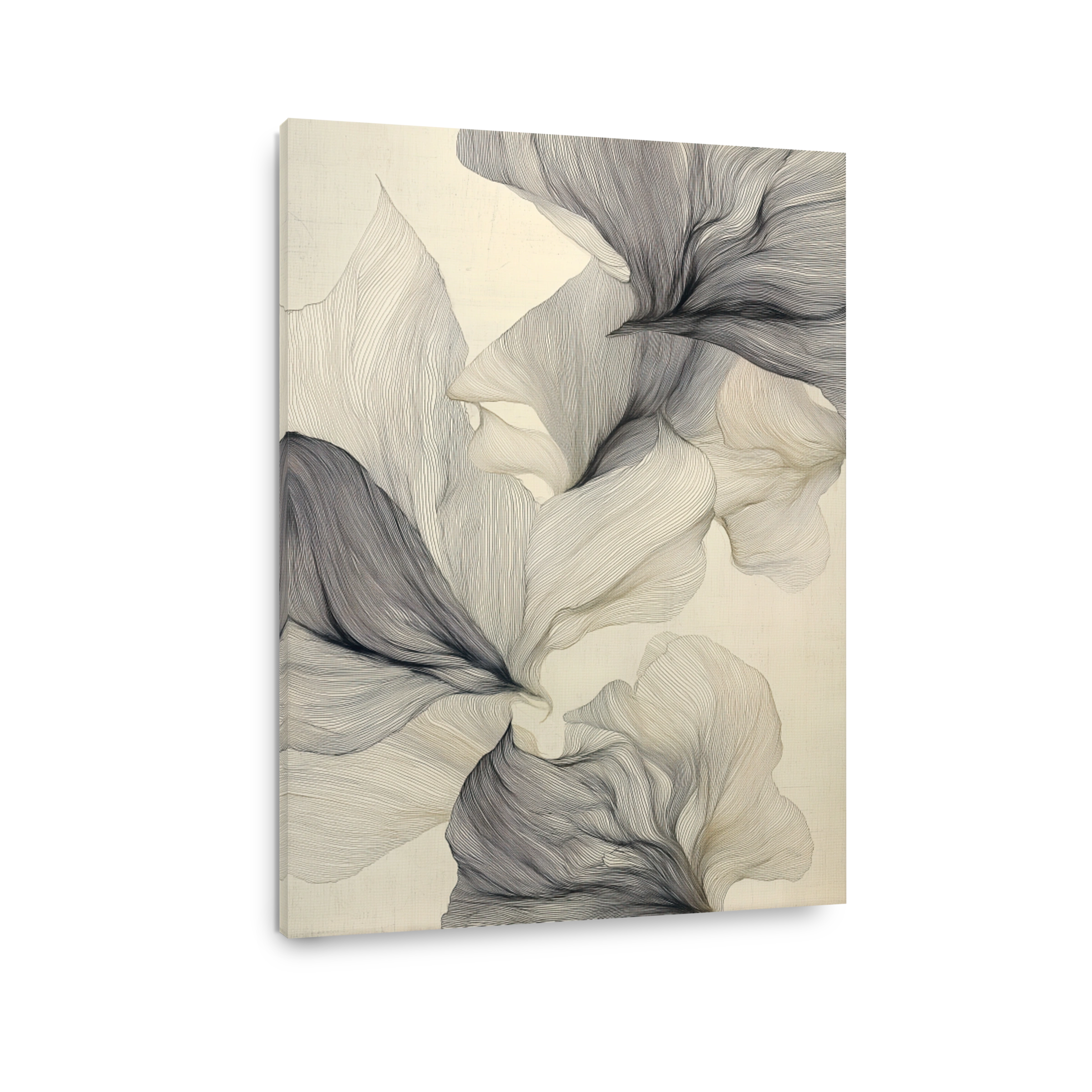 Abstract Flowing Lines Artwork