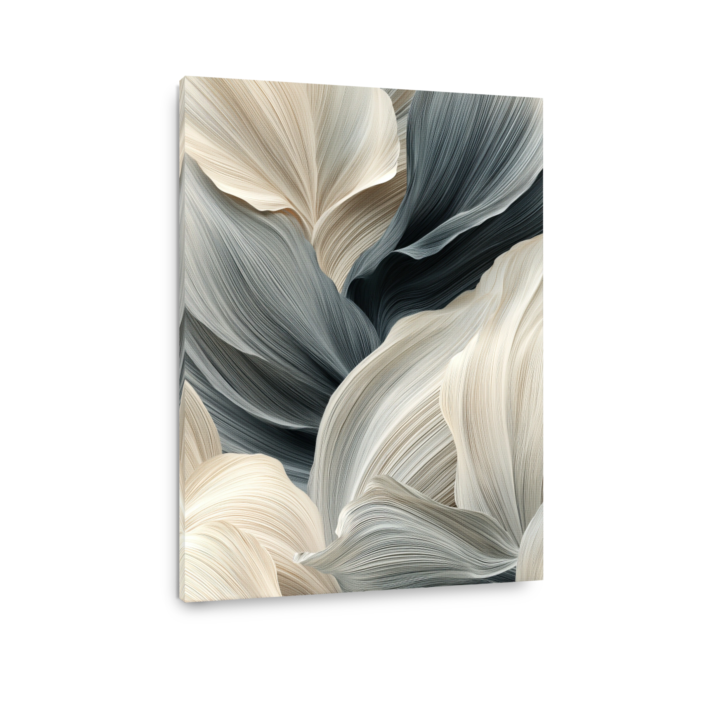 Serene Abstract Floral Canvas Print