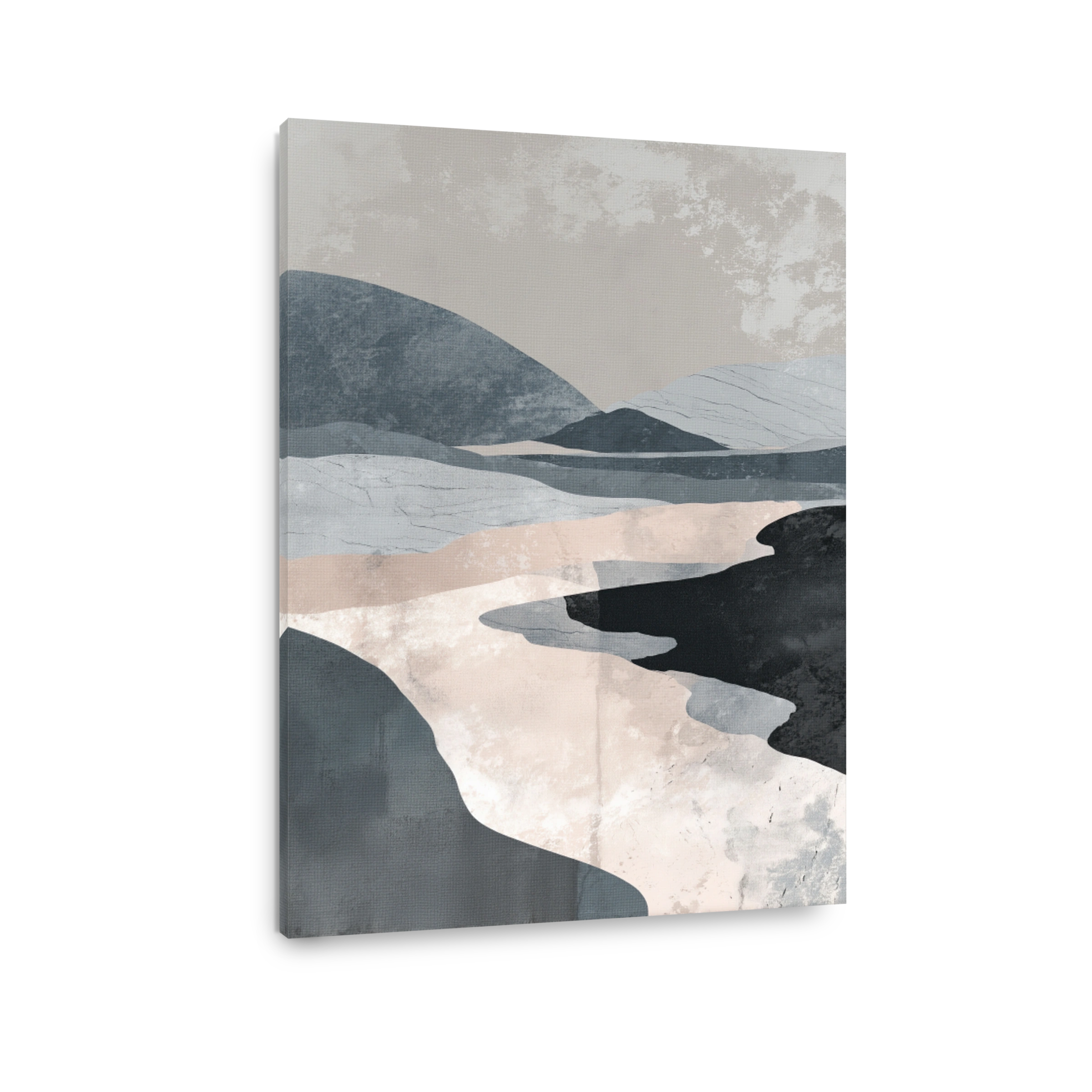 Serene Abstract Landscape Canvas Print