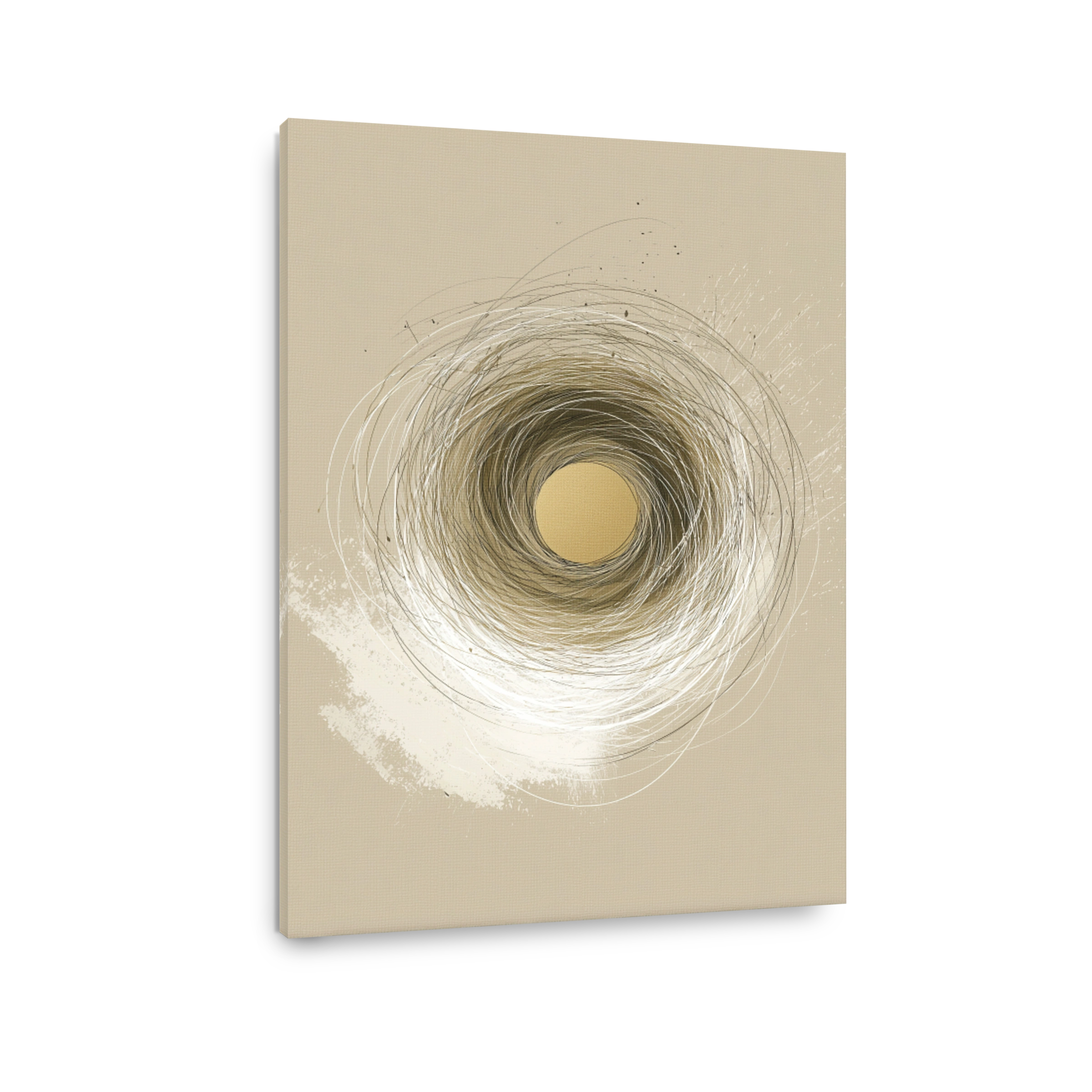 Abstract Swirl Canvas Art