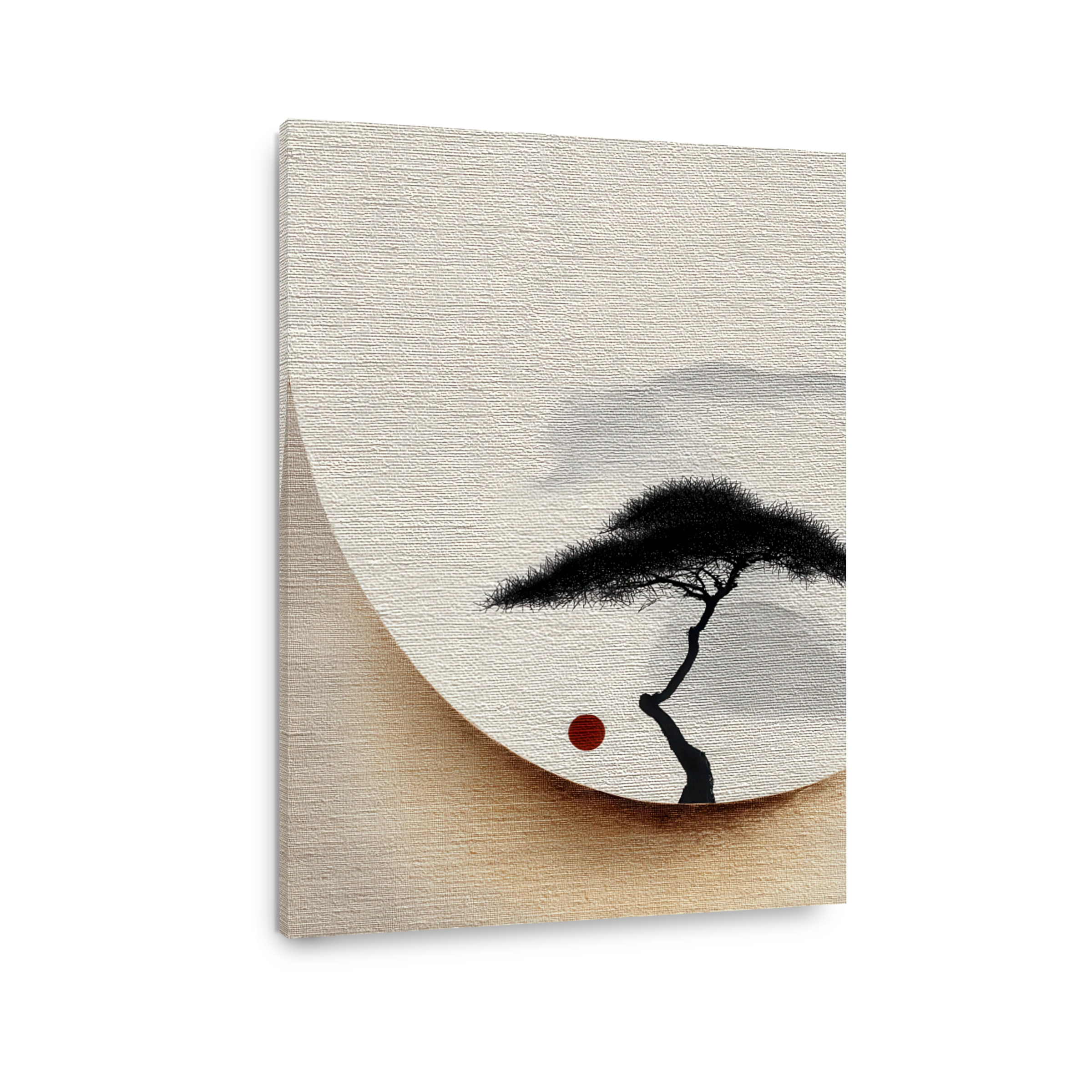 Serene Bonsai Tree Canvas Print
