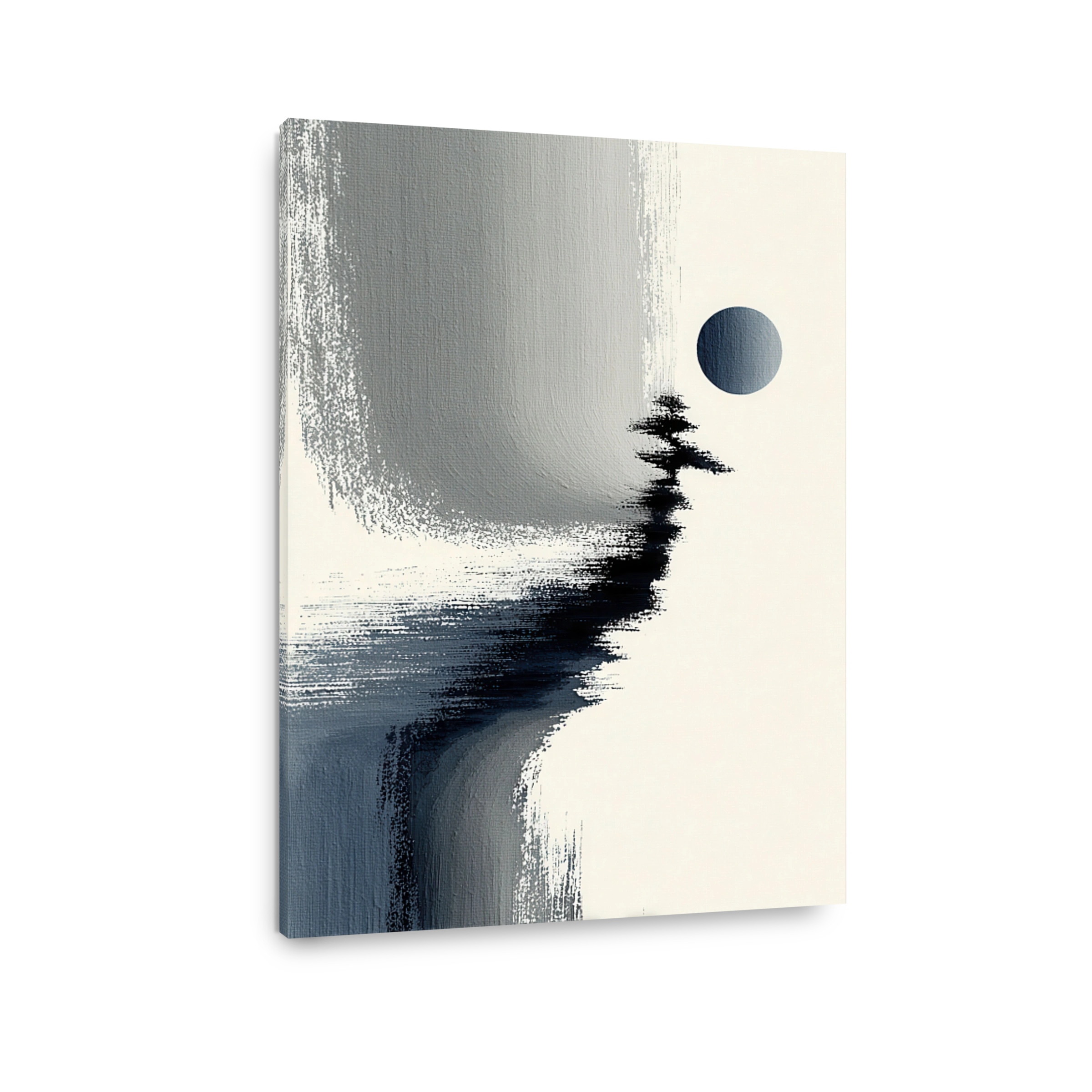 Serene Abstract Landscape Canvas Print