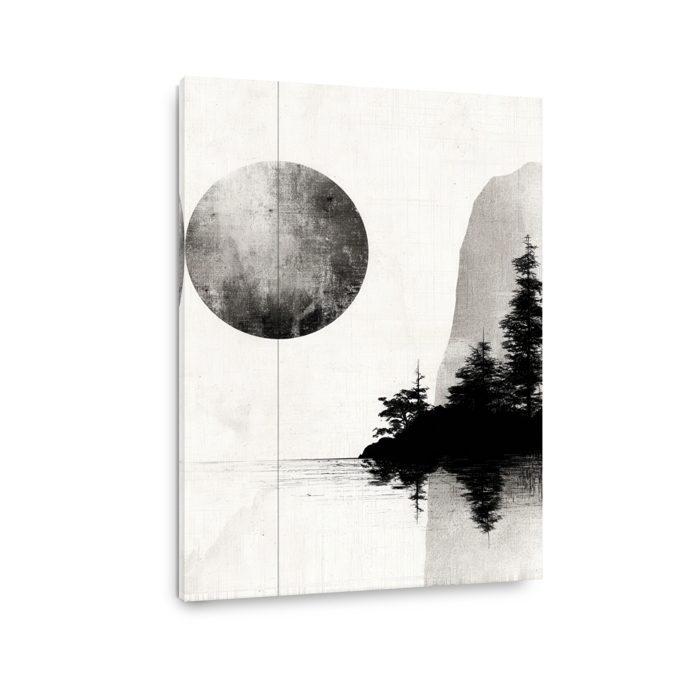 Serene Japandi Landscape Art