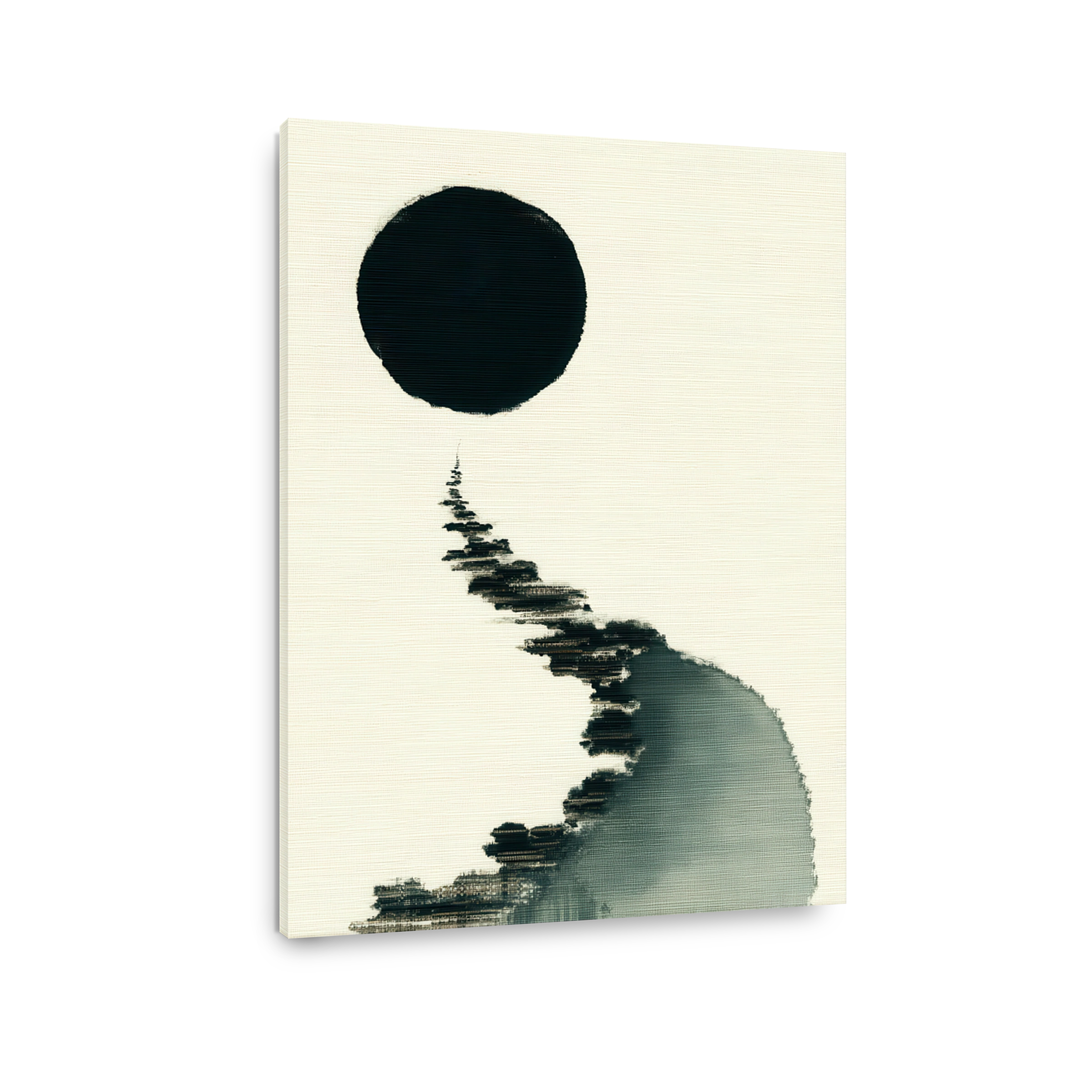 Serene Abstract Landscape Canvas Print