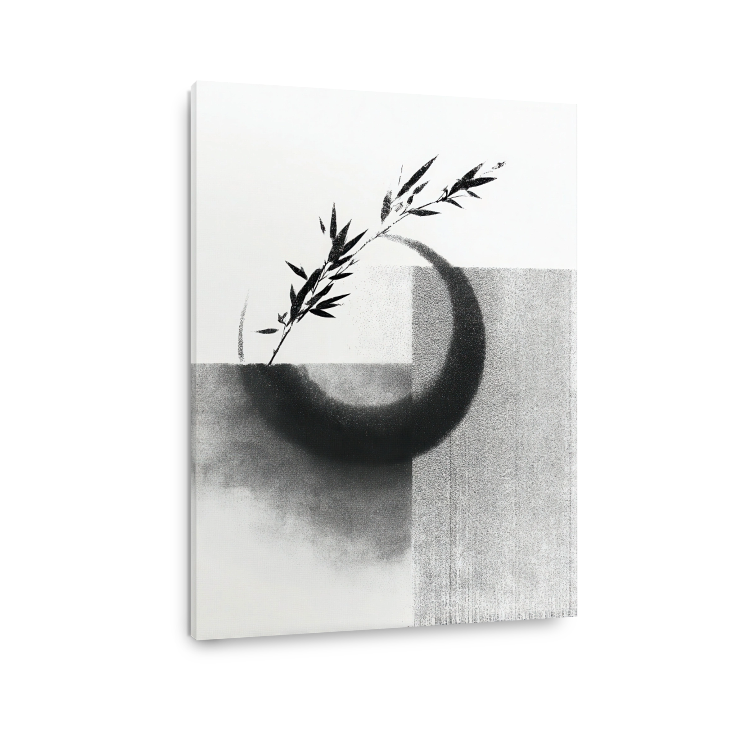 Serene Bamboo Branch Canvas Print