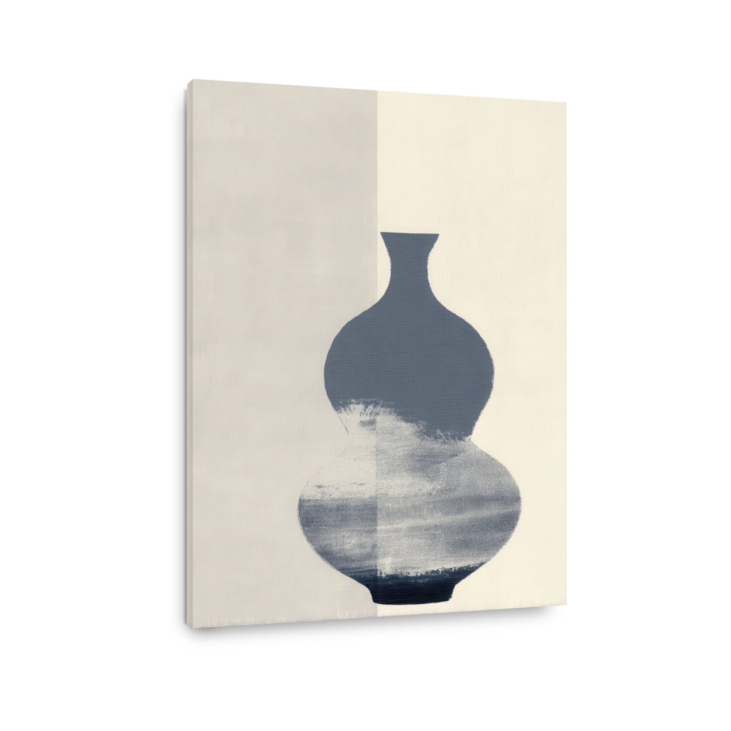 Japandi vase canvas print