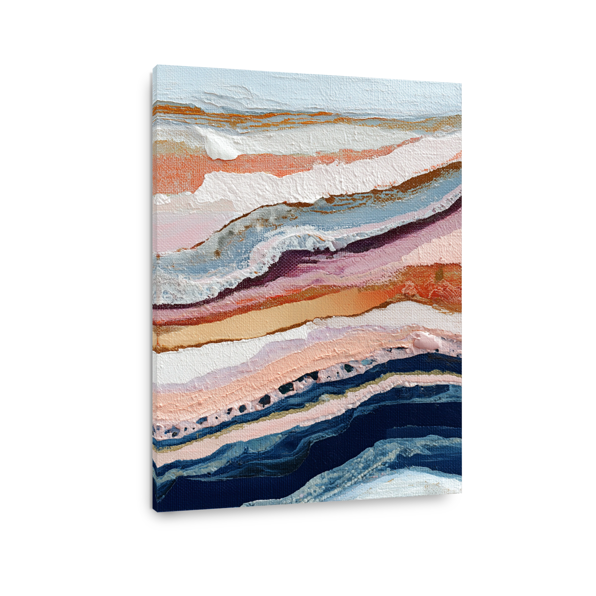 Textured Abstract Landscape Art