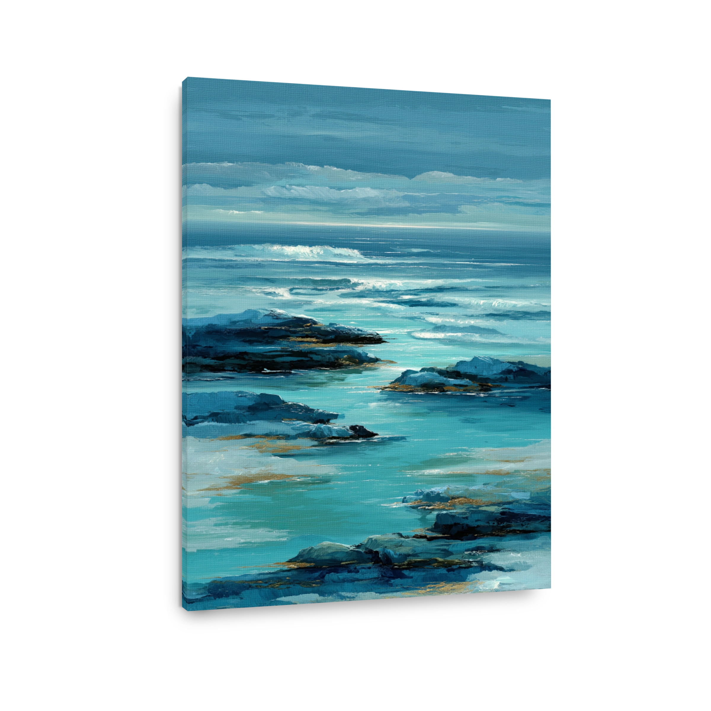 Tranquil Abstract Seascape Painting