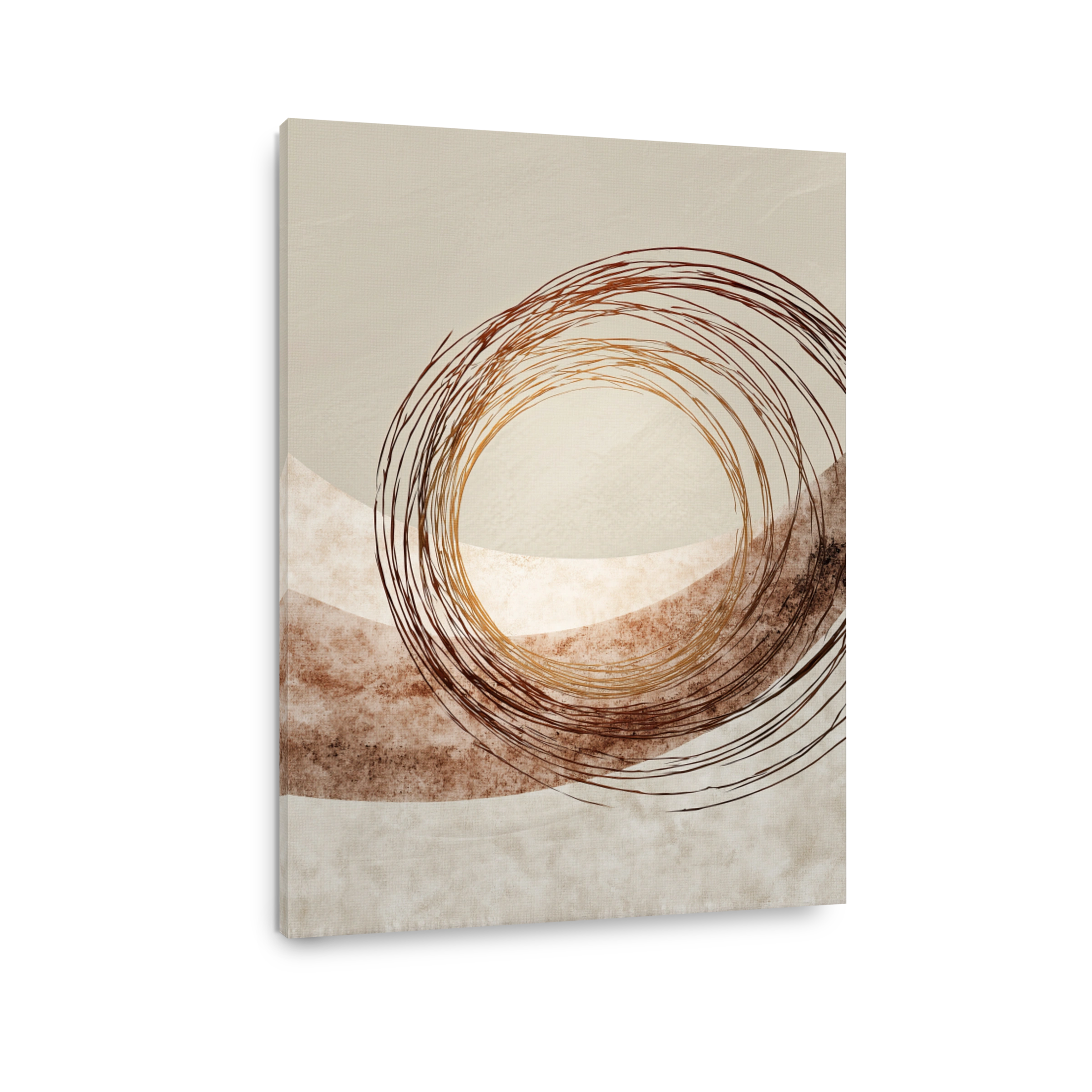 Abstract Swirls Canvas Print