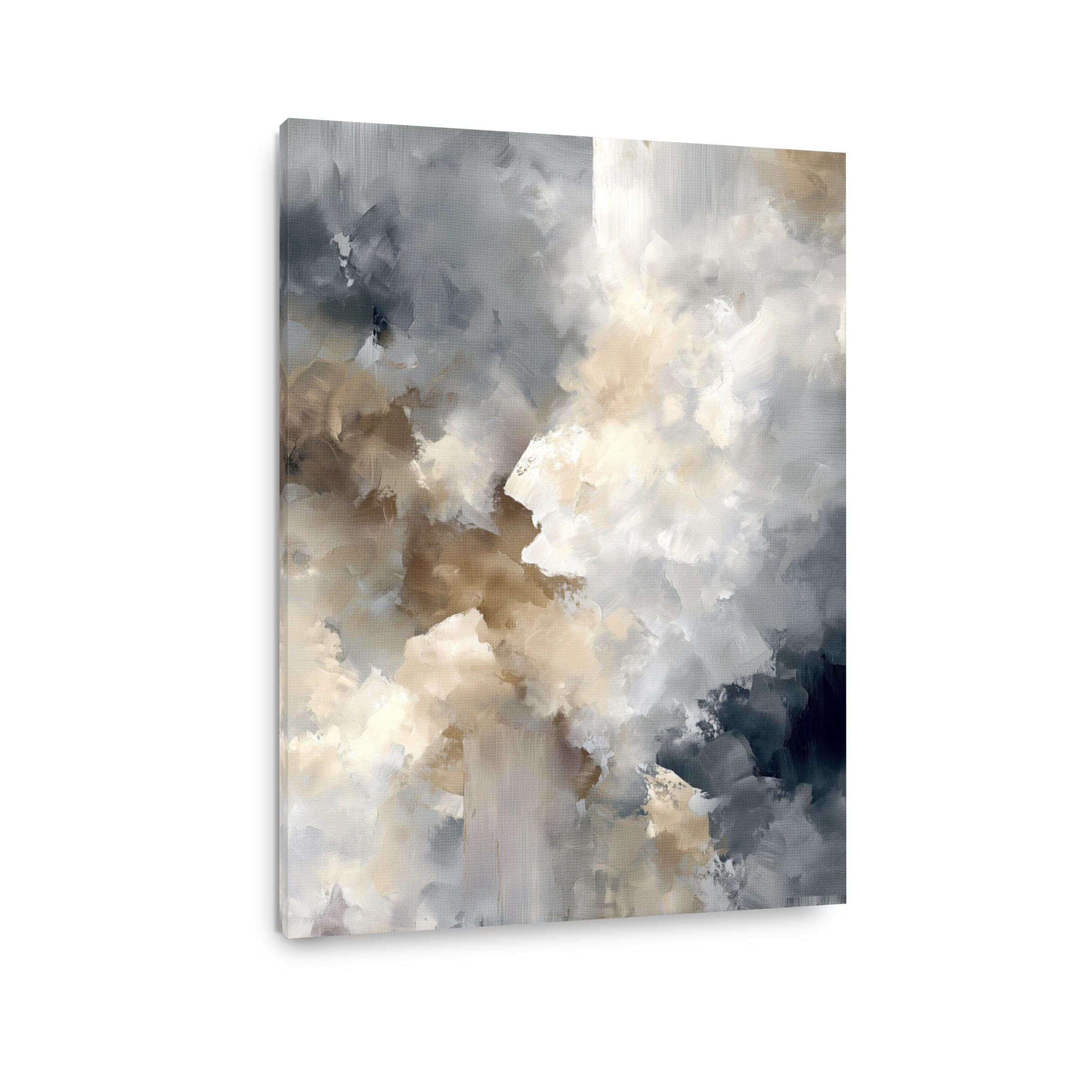 Abstract Textured Oil Painting