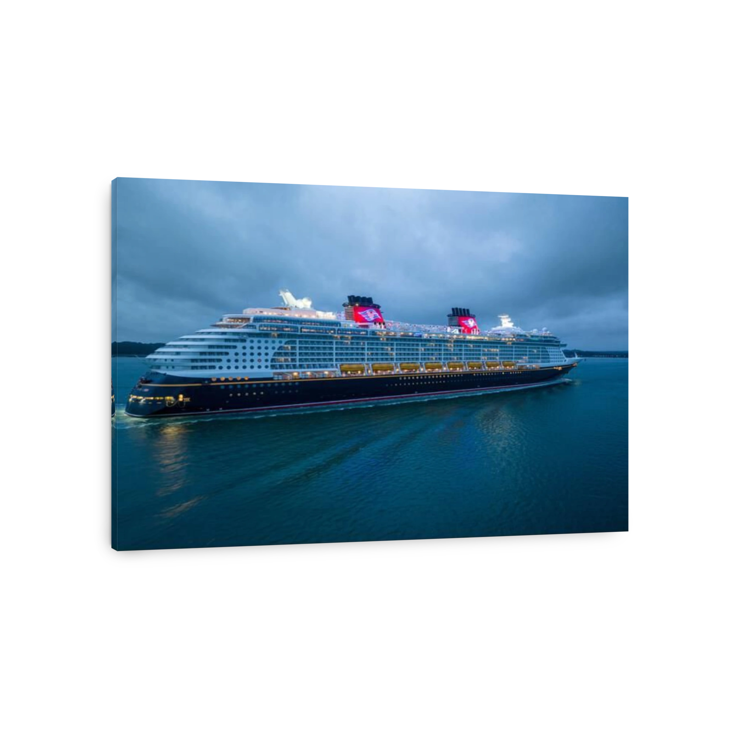 Disney Dream is a cruise ship operated by Disney Cruise Line, part of The Walt Disney Company. Arriving at Southampton.