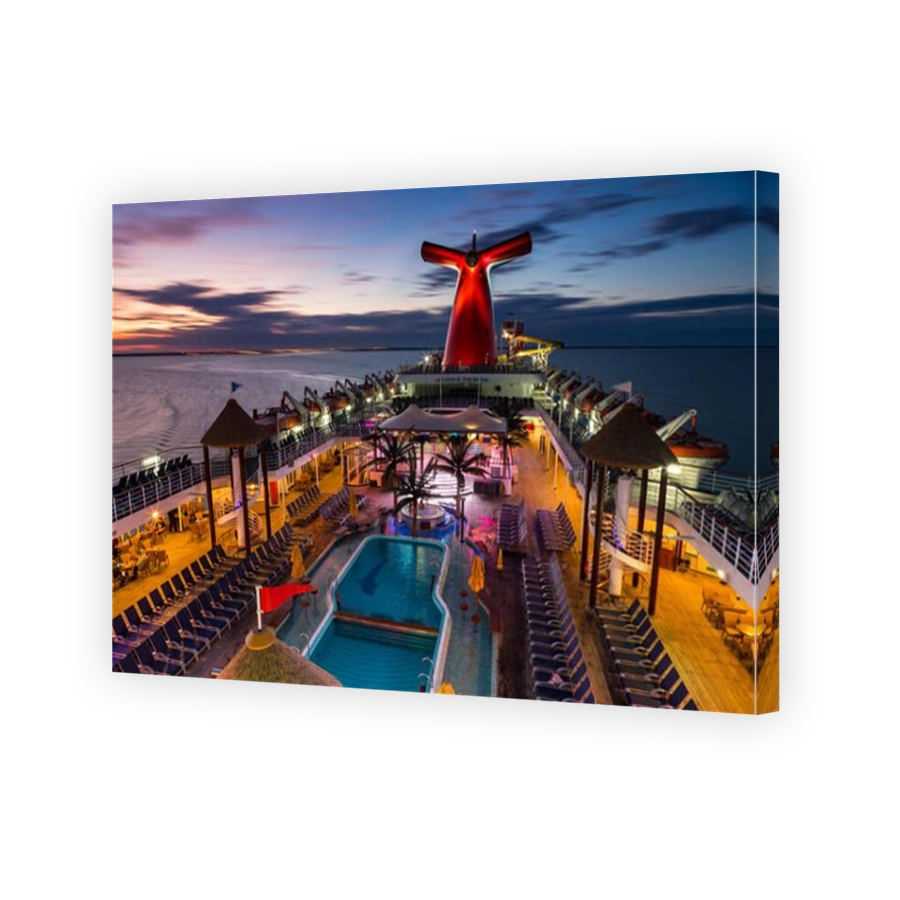 Carnival Fascination at Sunset