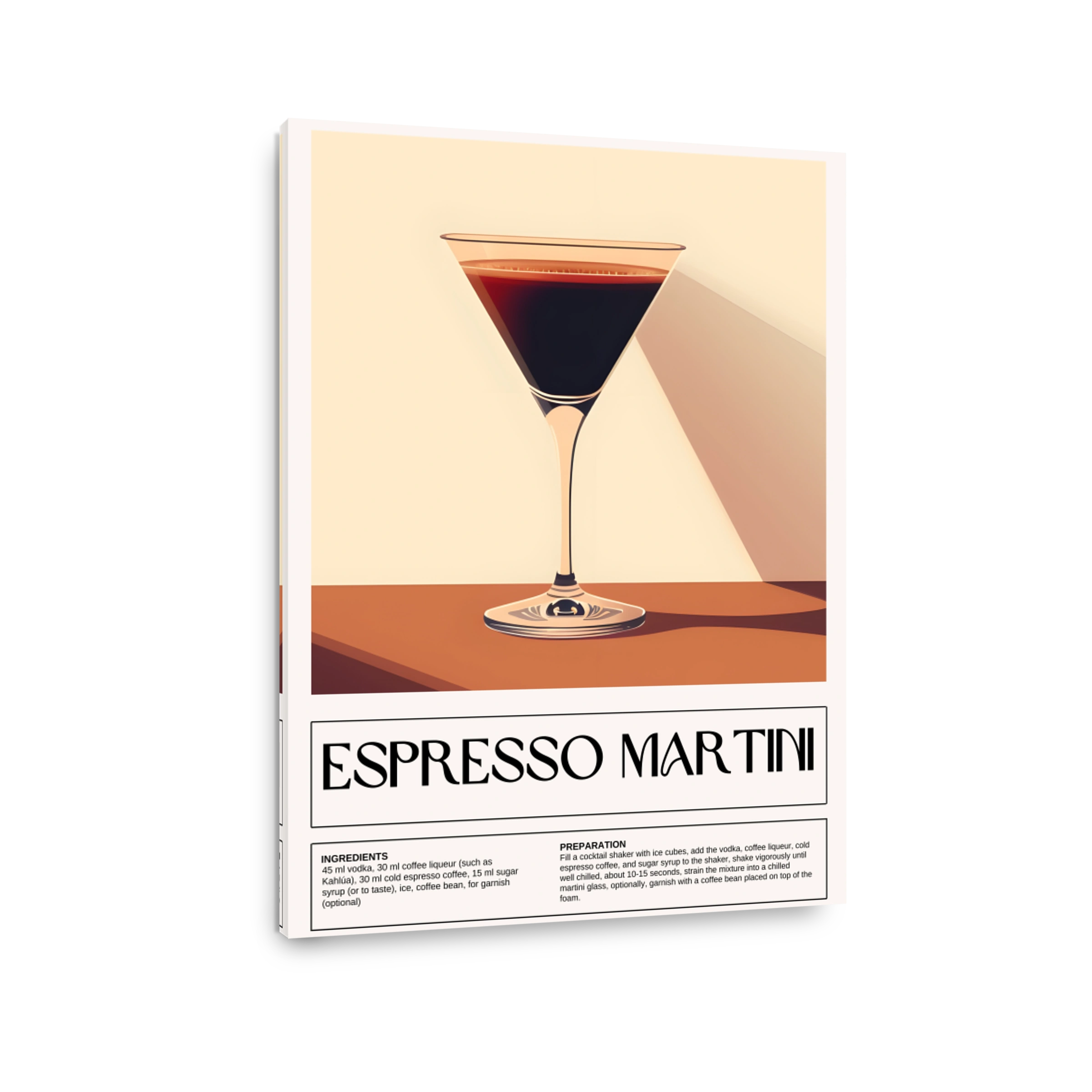 Espresso Martini Cocktail Art