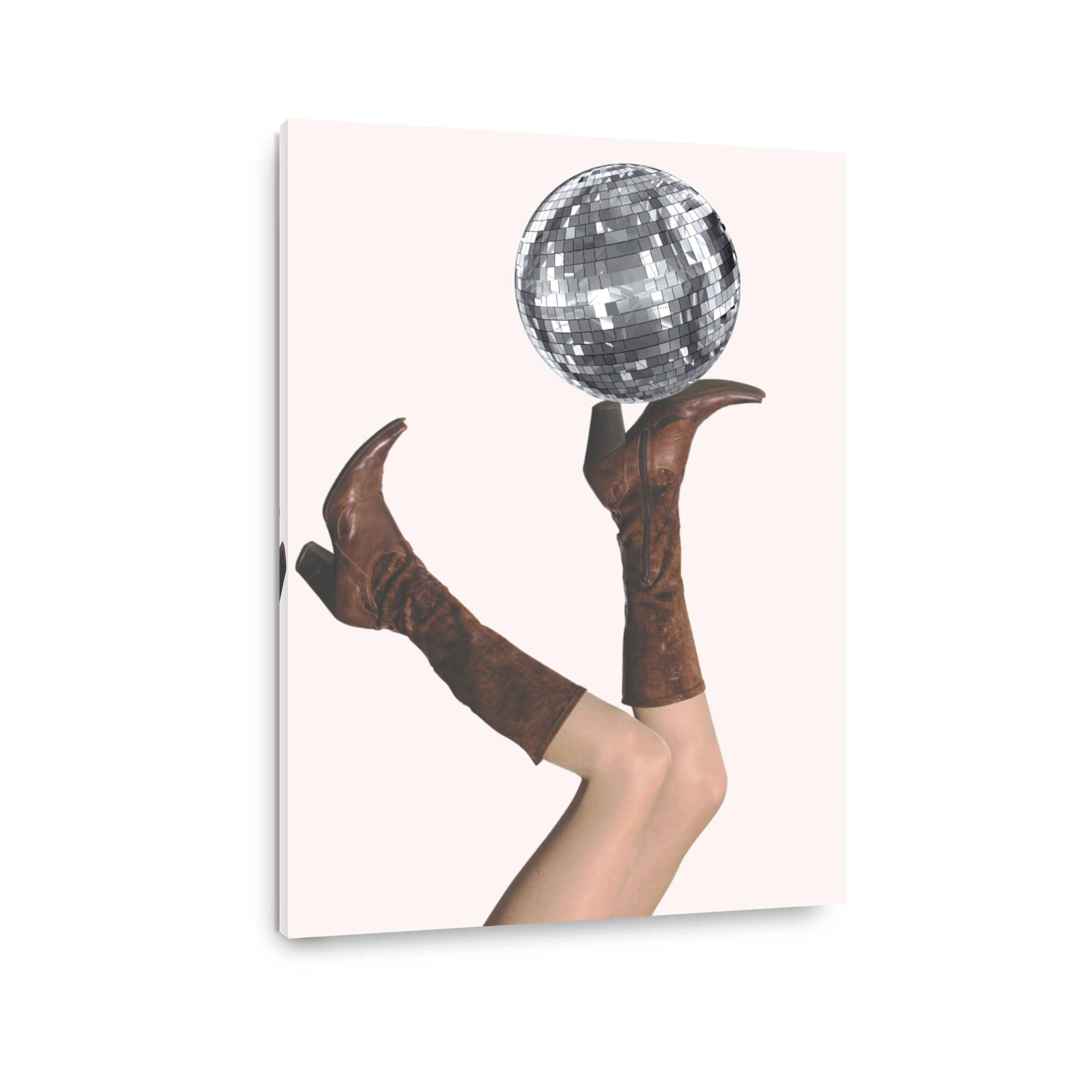 Disco Ball Fun with Boots