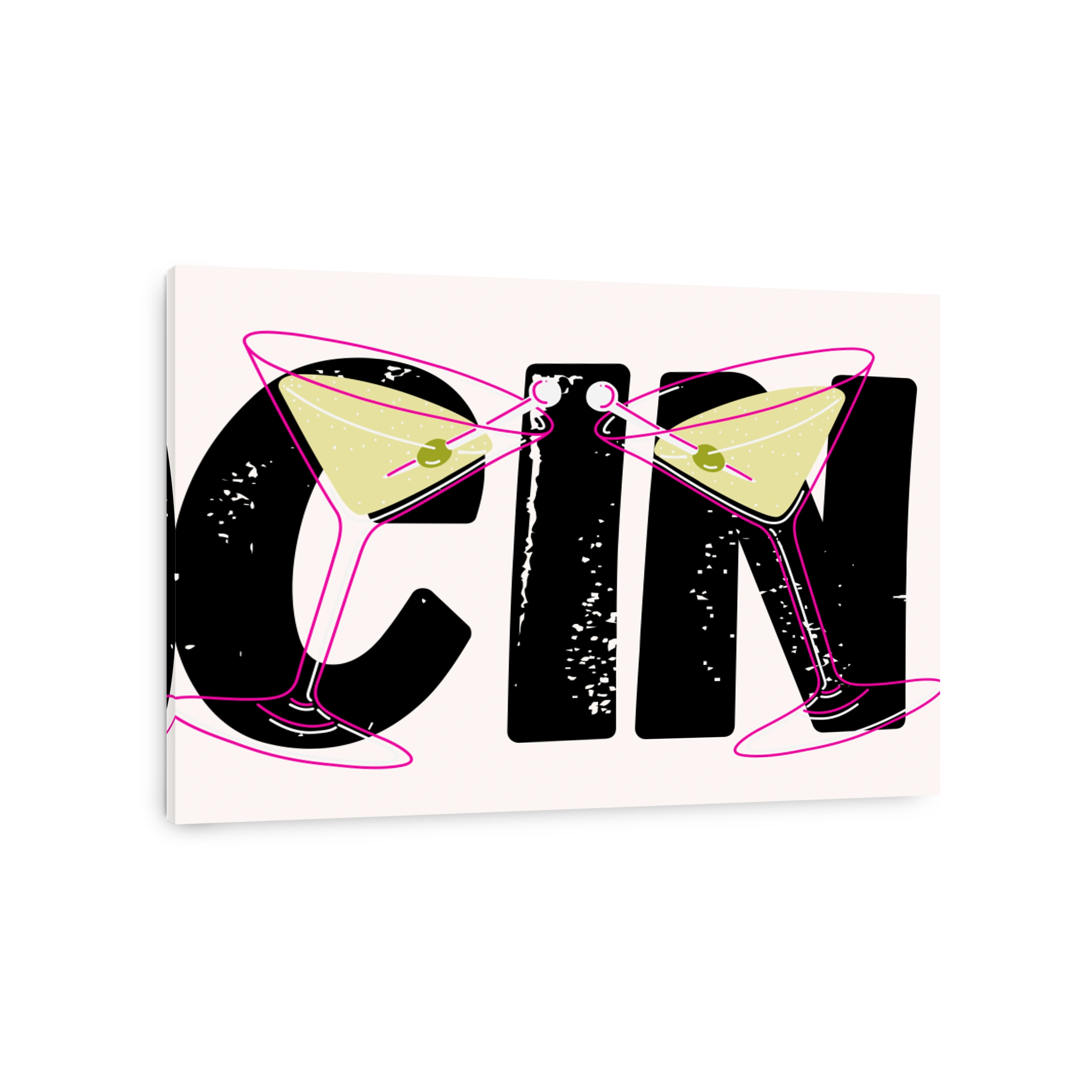 Cin Cin Gin Cocktails Art