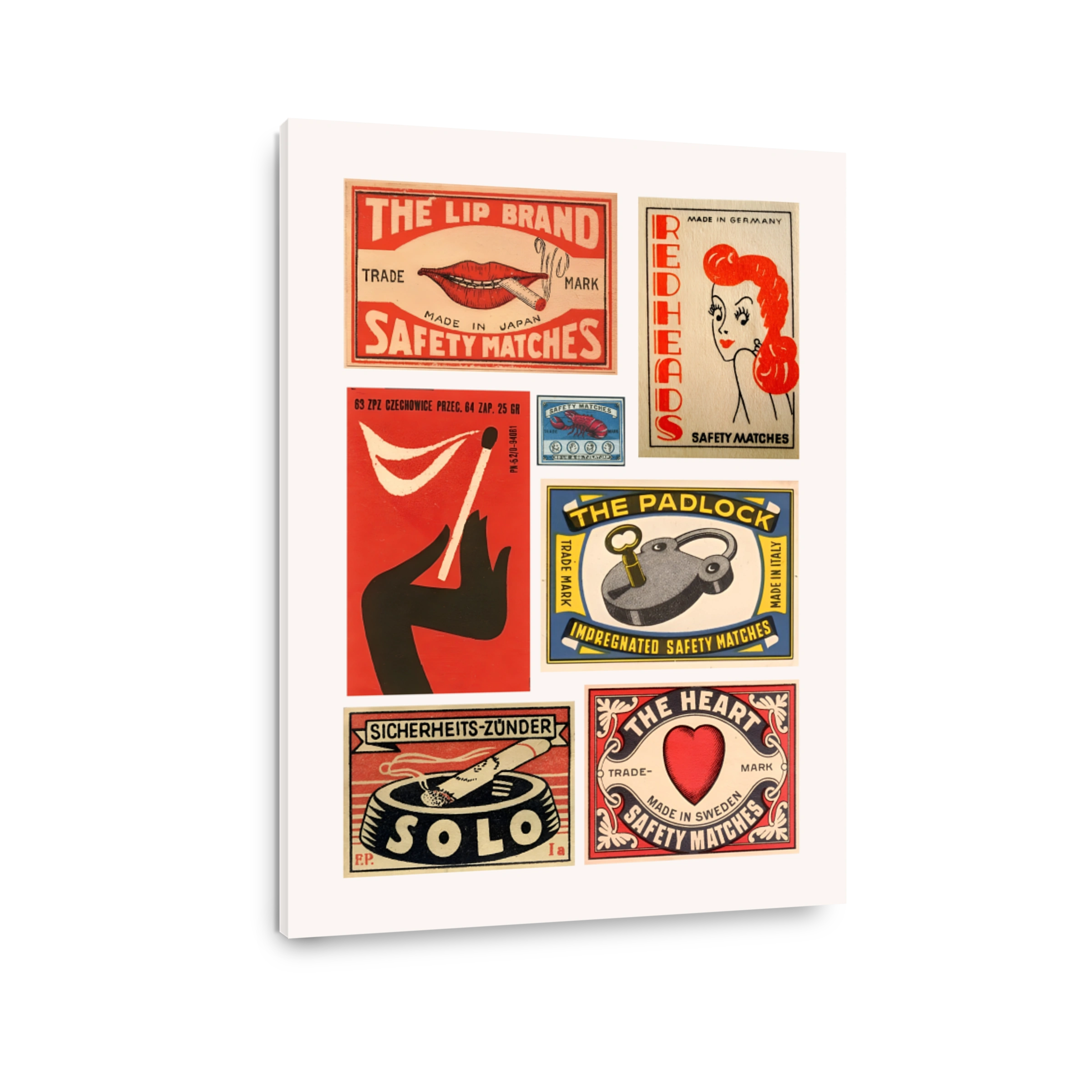 Vintage Matchbox Labels Collection