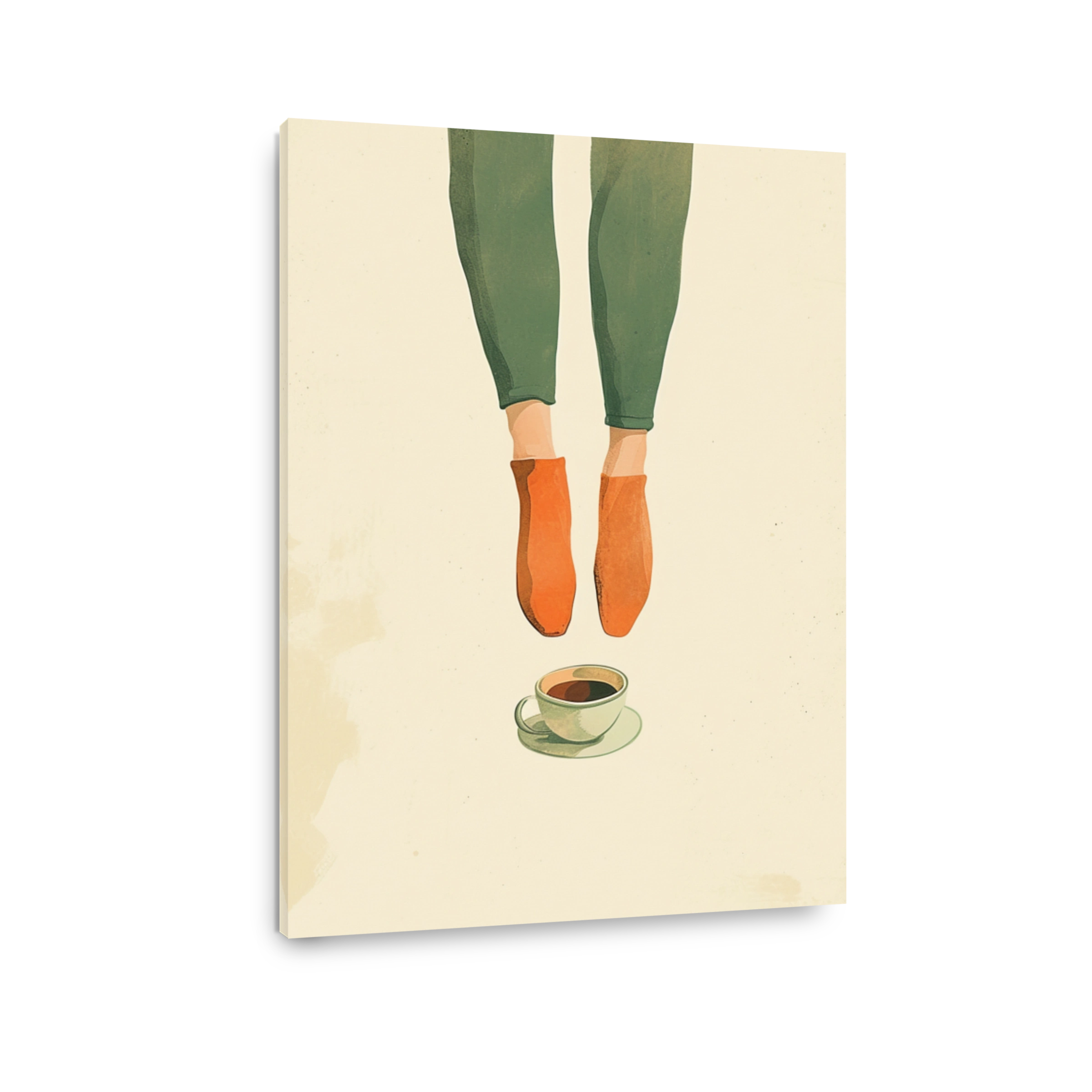 Cozy Coffee Break Illustration
