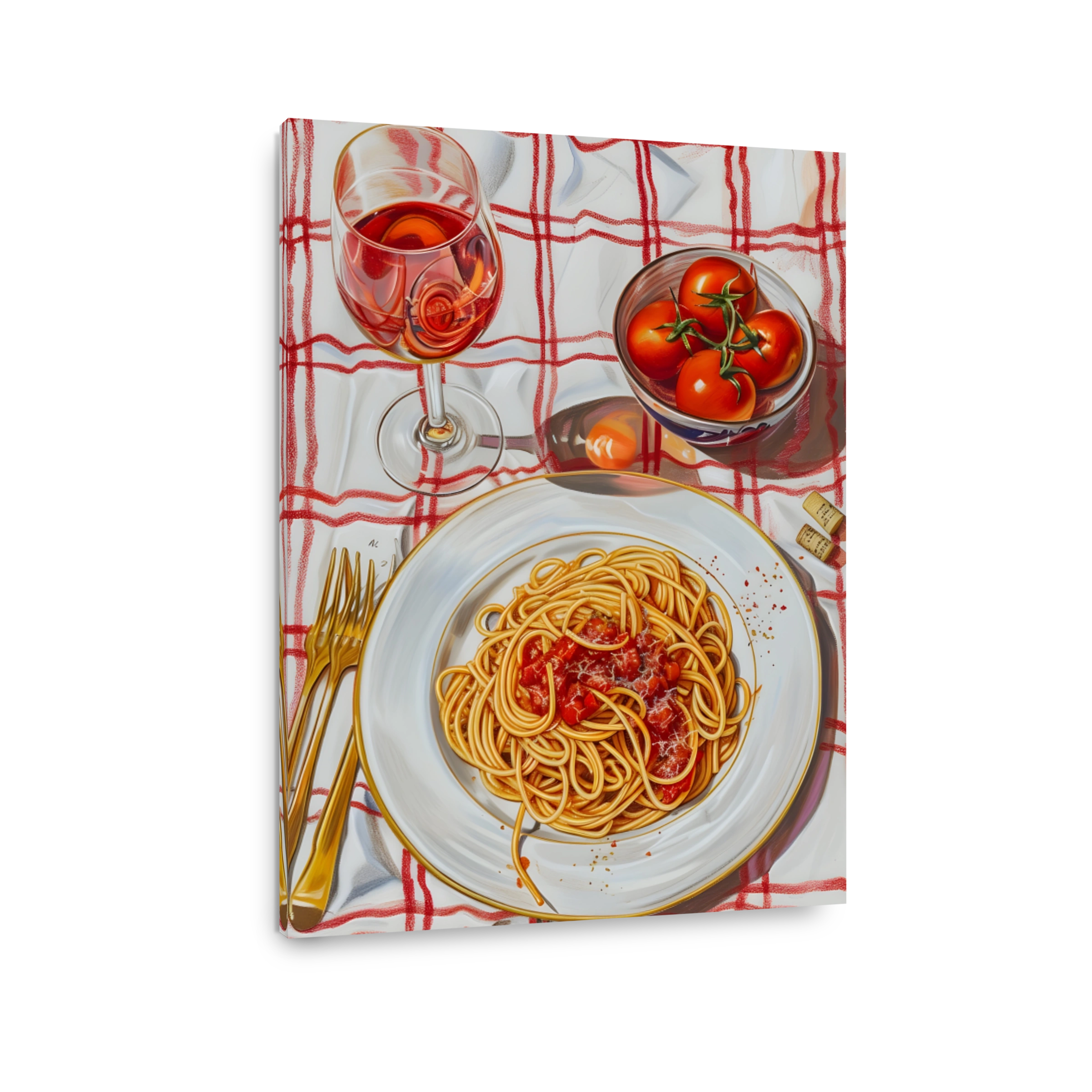 Spaghetti with Tomatoes and Wine