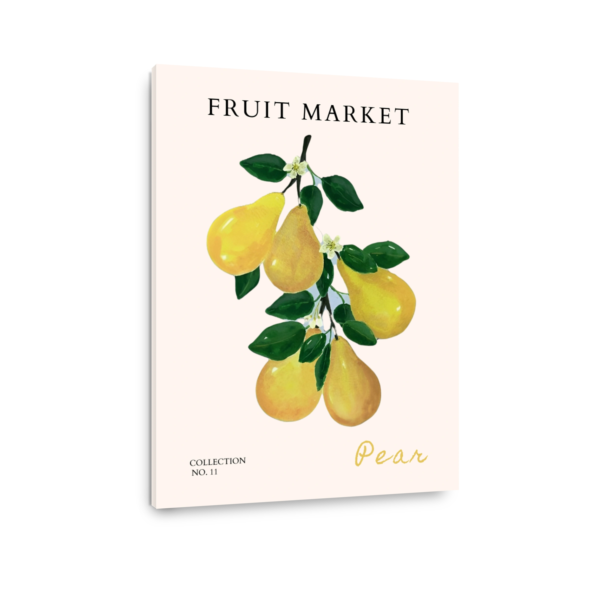 Fresh Pear Fruit Market Art