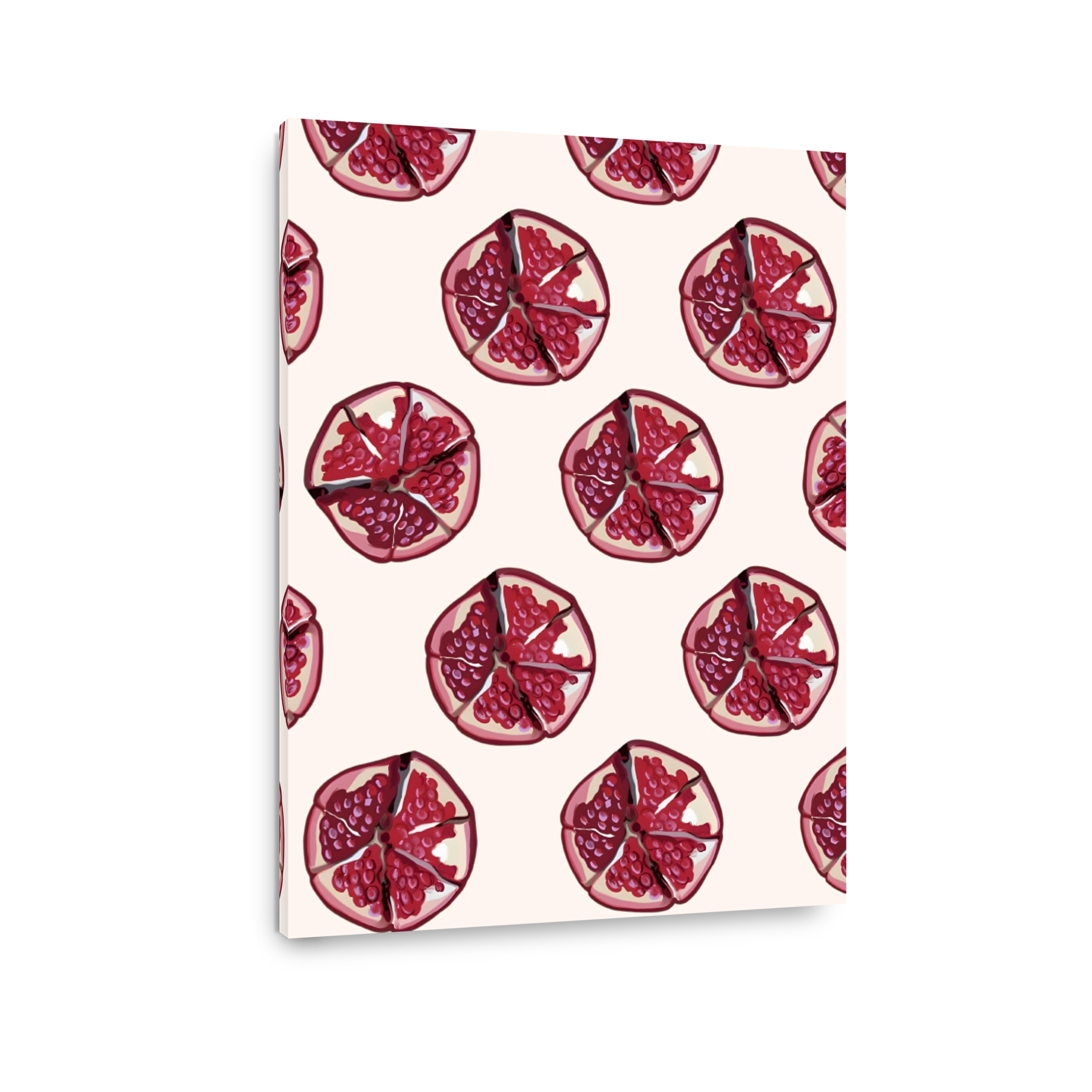 Vibrant Pomegranate Slices Pattern
