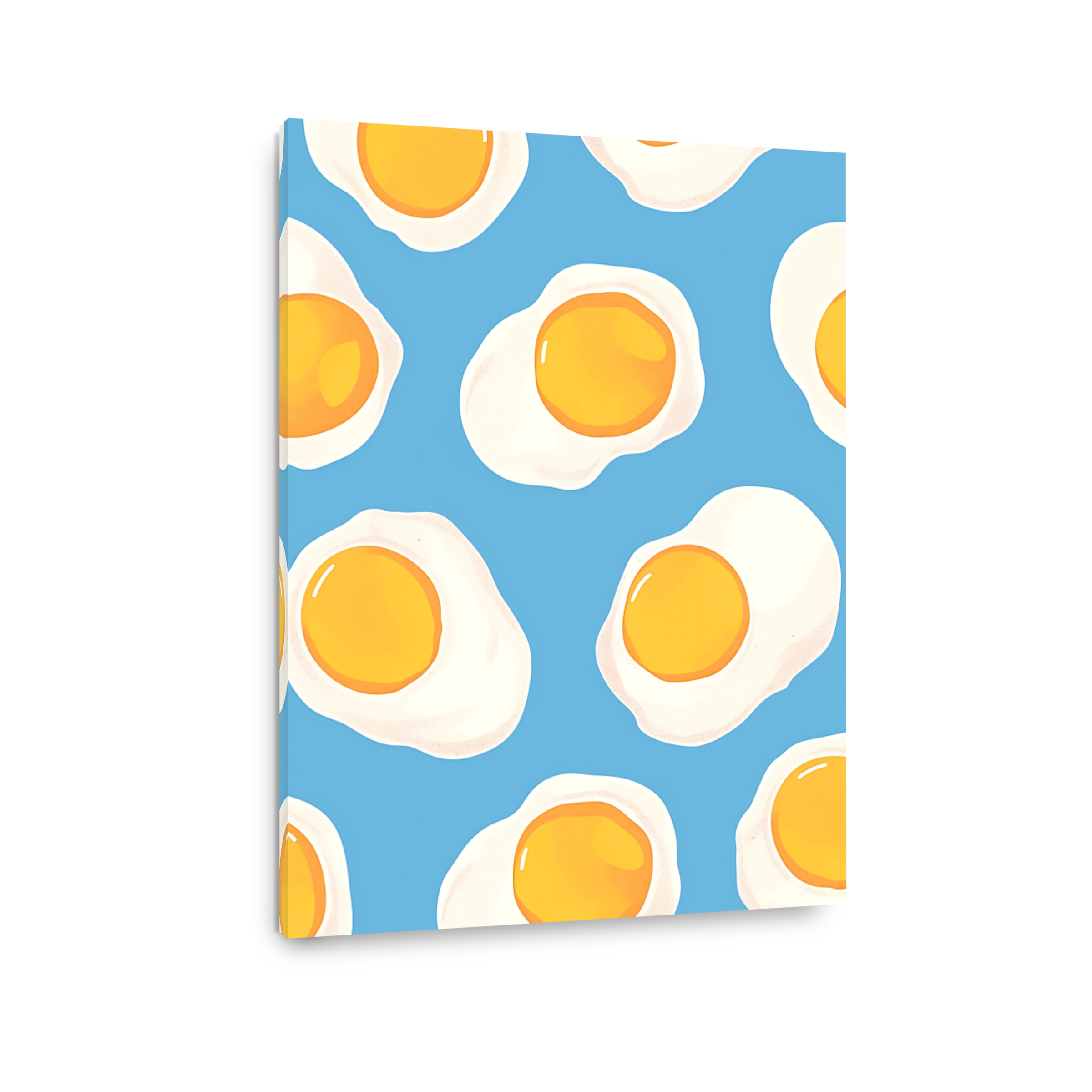 Whimsical Fried Eggs Pattern