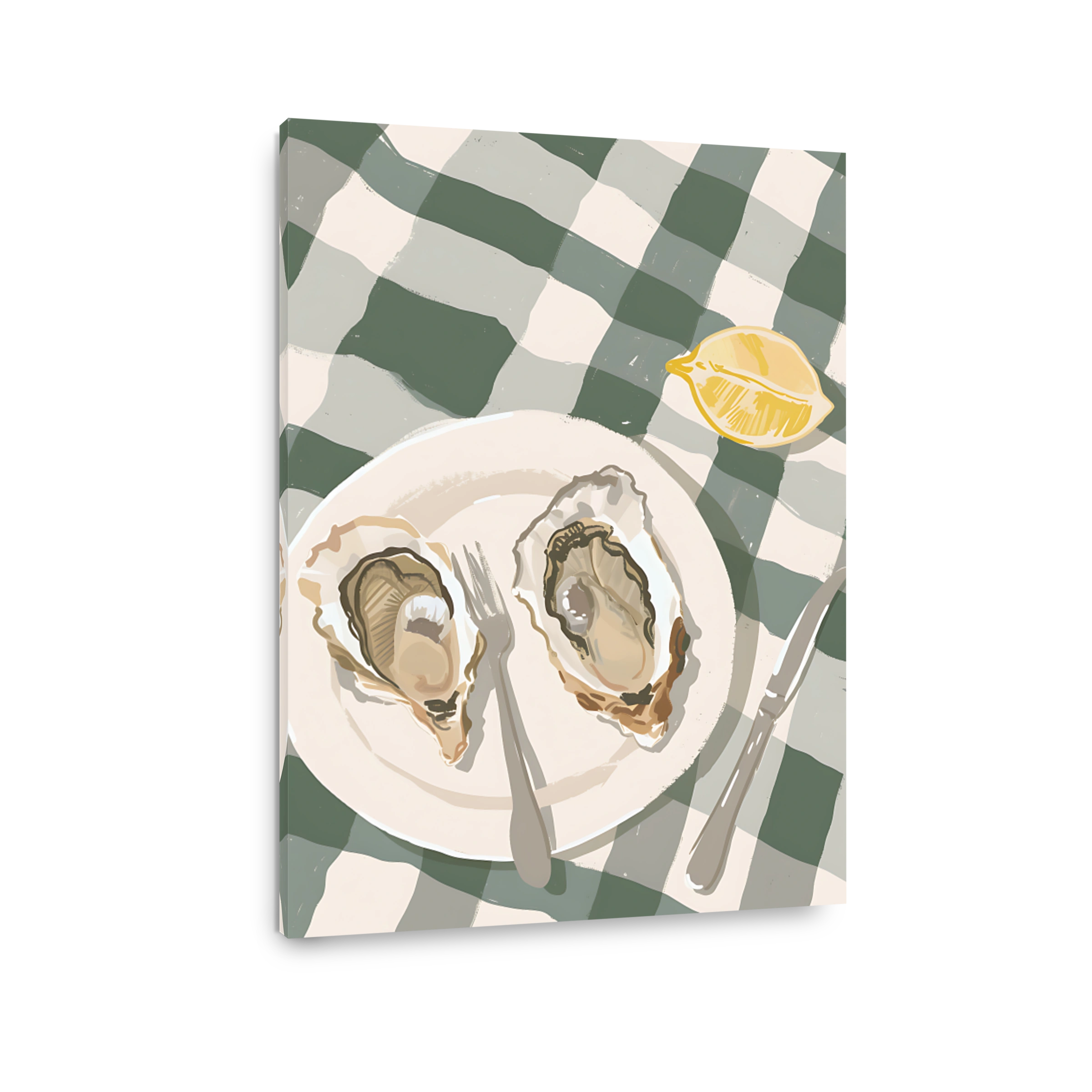 Fresh Oysters and Lemon