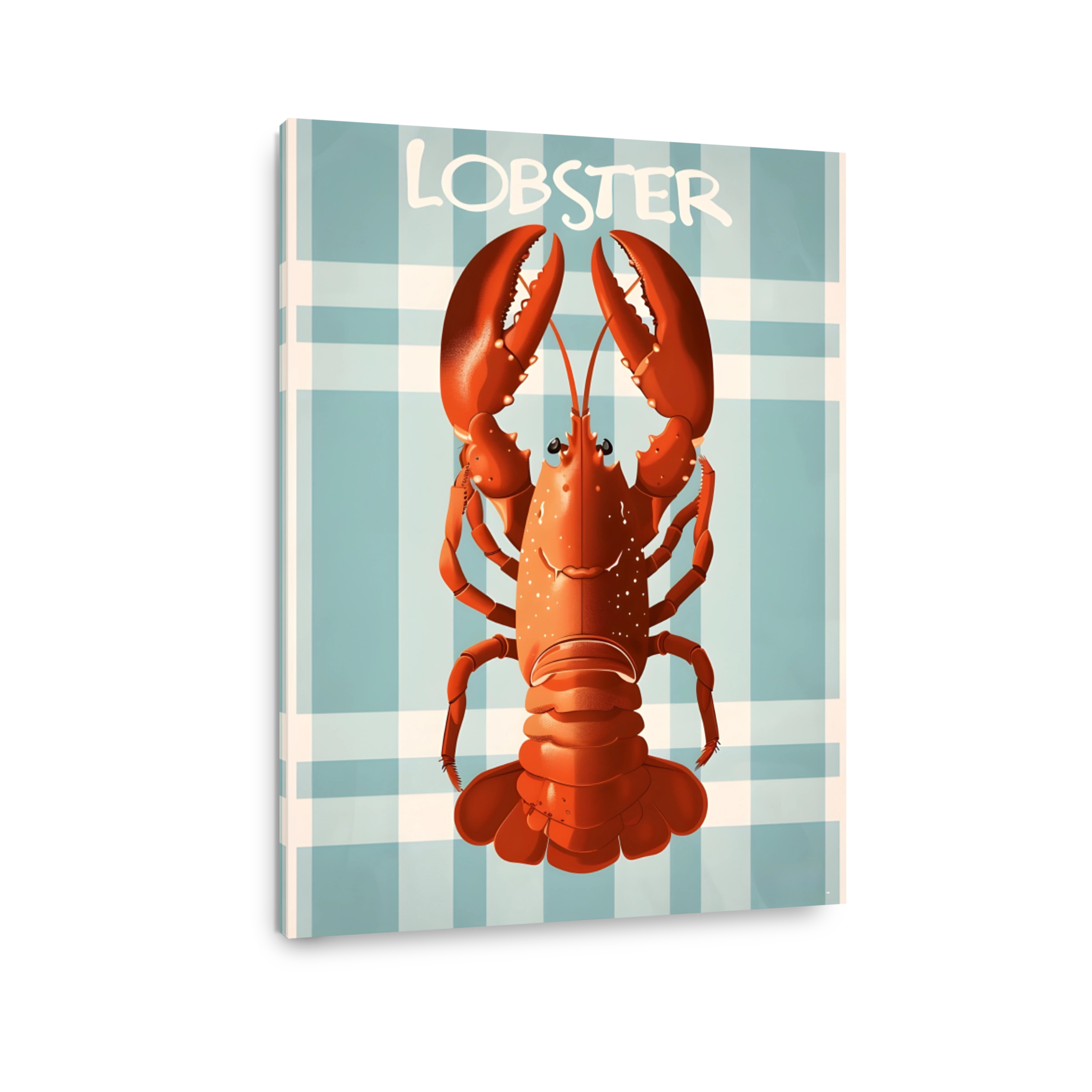 Playful Lobster Illustration