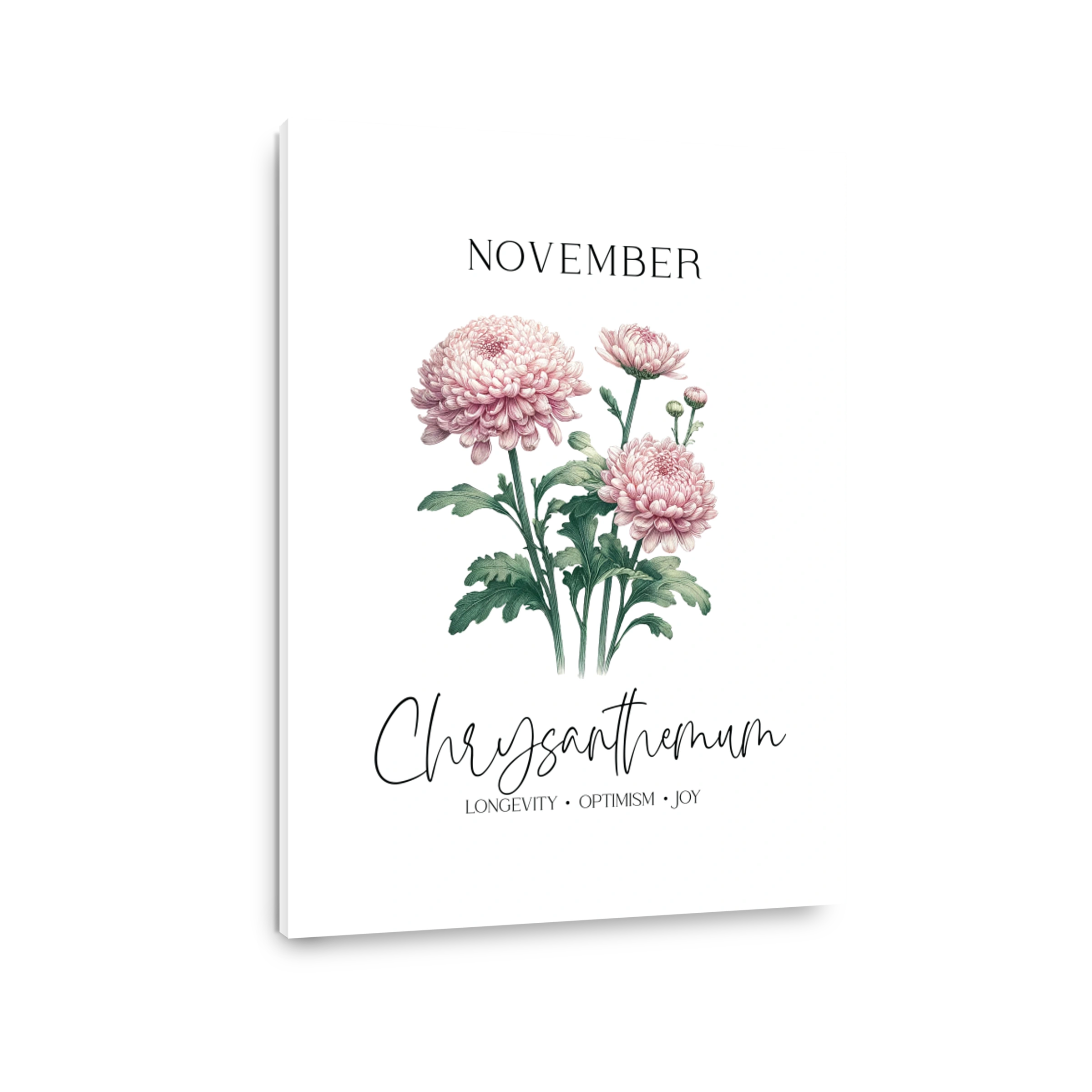November Chrysanthemum Floral Art