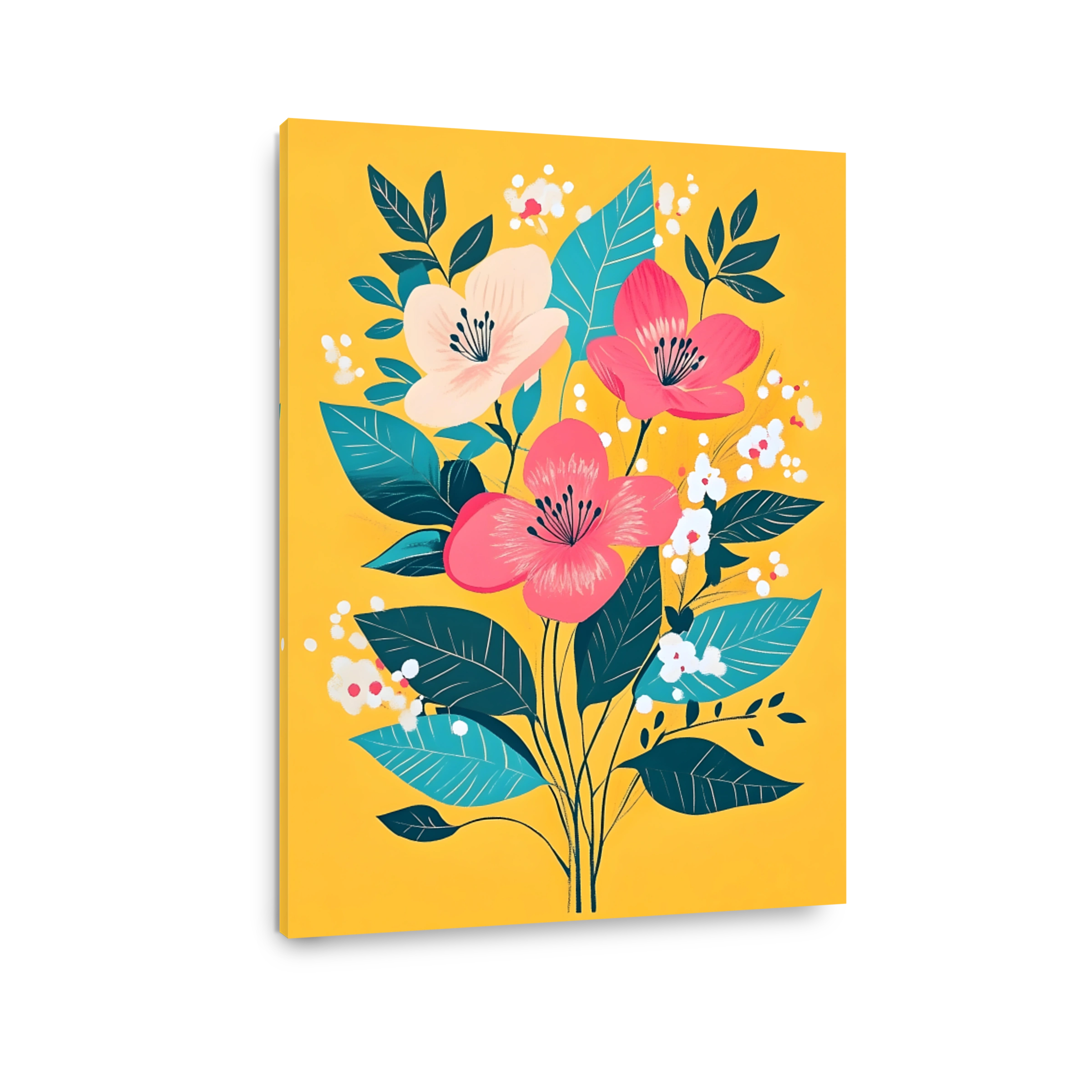 Vibrant Floral Arrangement Art