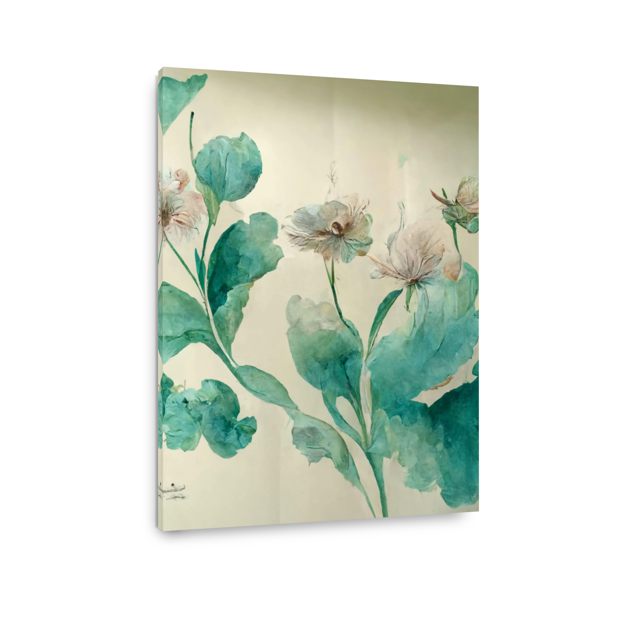 Serene Watercolour Floral Art