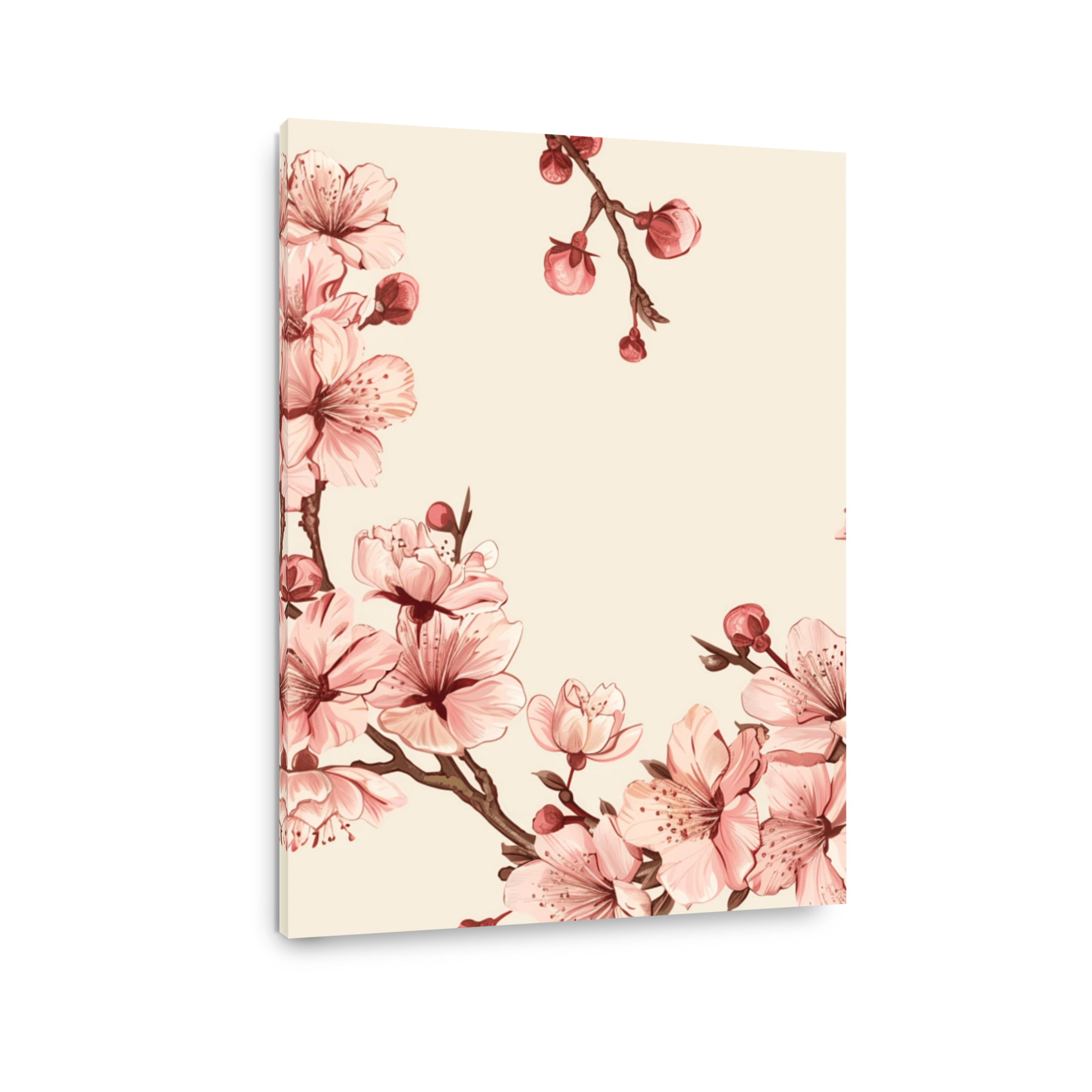 Delicate Cherry Blossoms on Branches