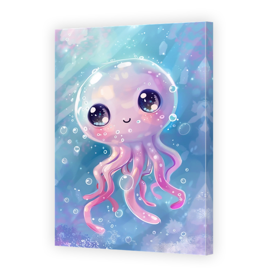 Cute Jellyfish Digital Art