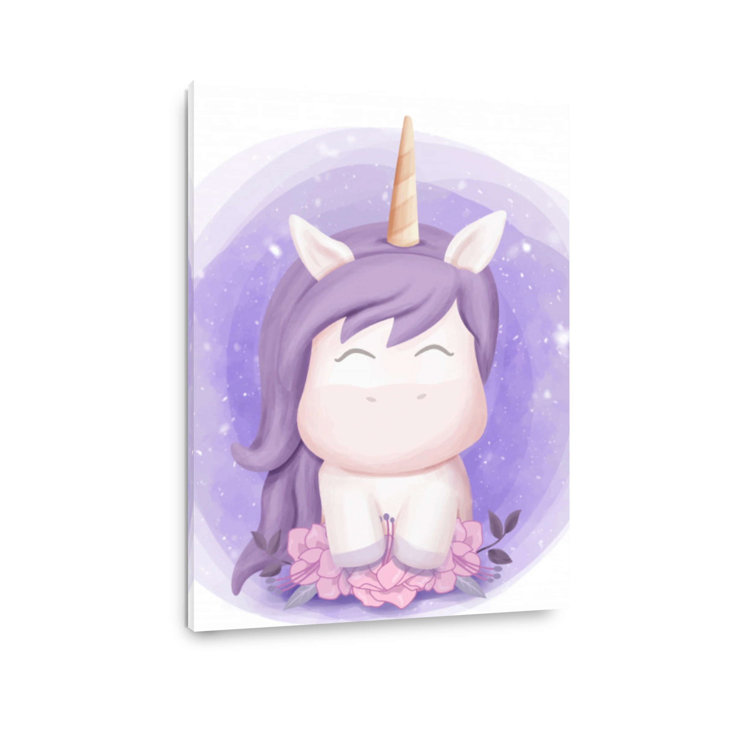 Whimsical Unicorn Digital Art for Nurseries