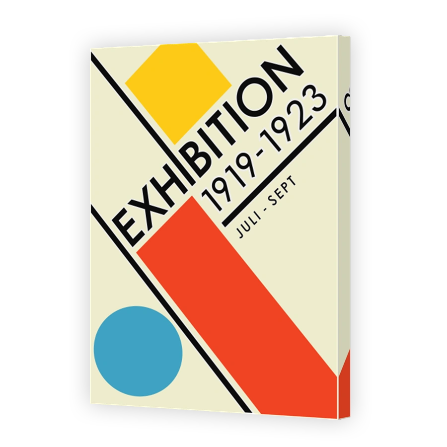 Bauhaus Exhibition Poster 1919-1923