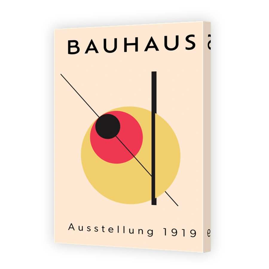 Bauhaus Exhibition Poster 1919 Abstract Art