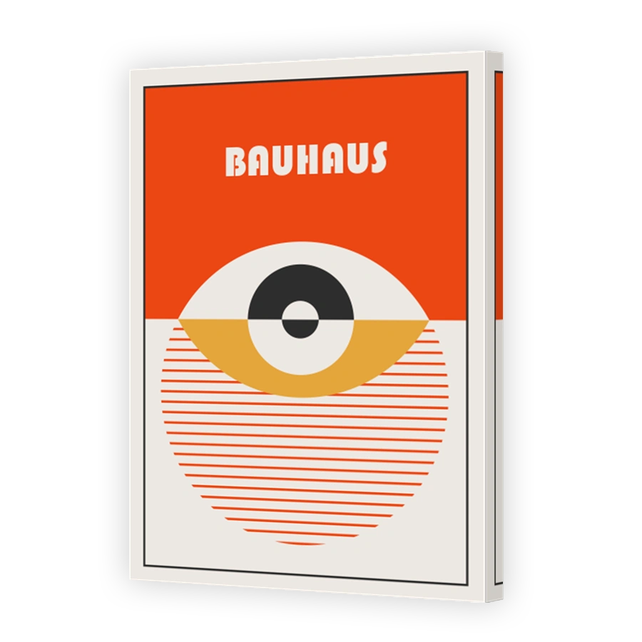 Bauhaus Abstract Eye Poster