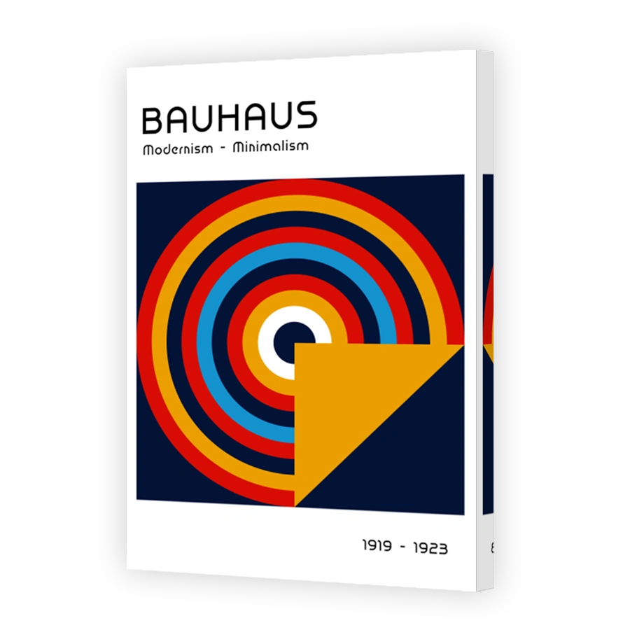Bauhaus Abstract Art Poster