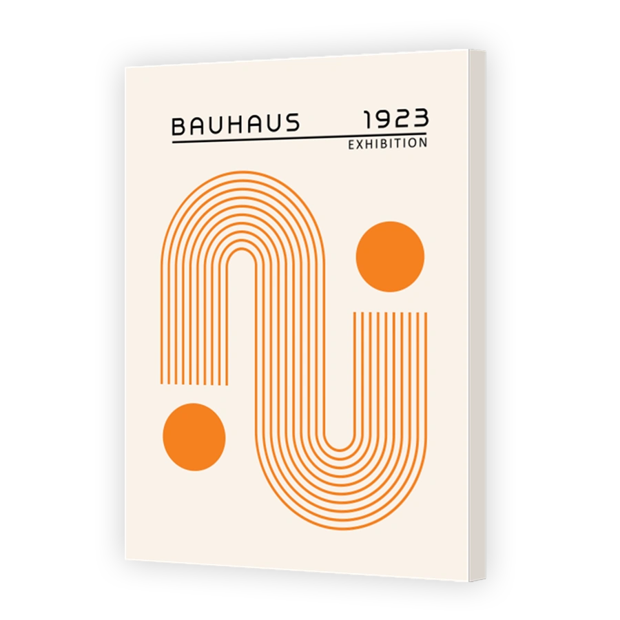 Bauhaus Exhibition 1923 Abstract Geometric Poster