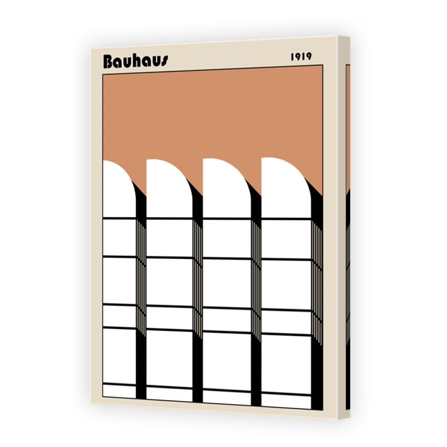 Geometric Bauhaus Poster Art