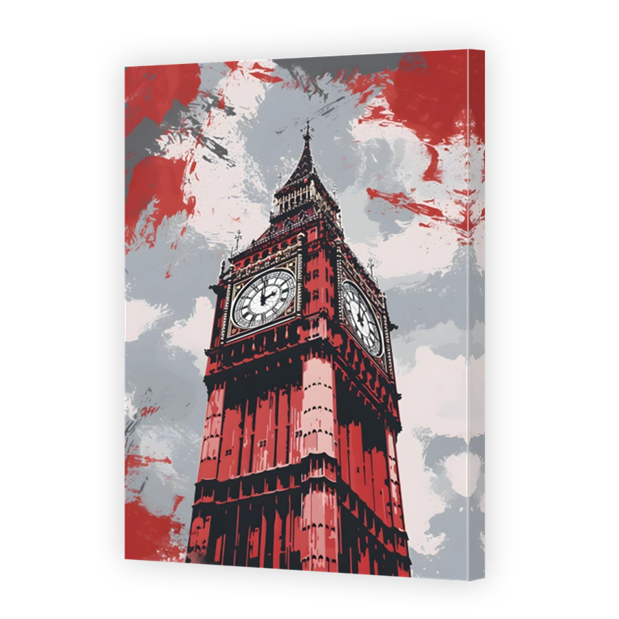 Big Ben Abstract Digital Art