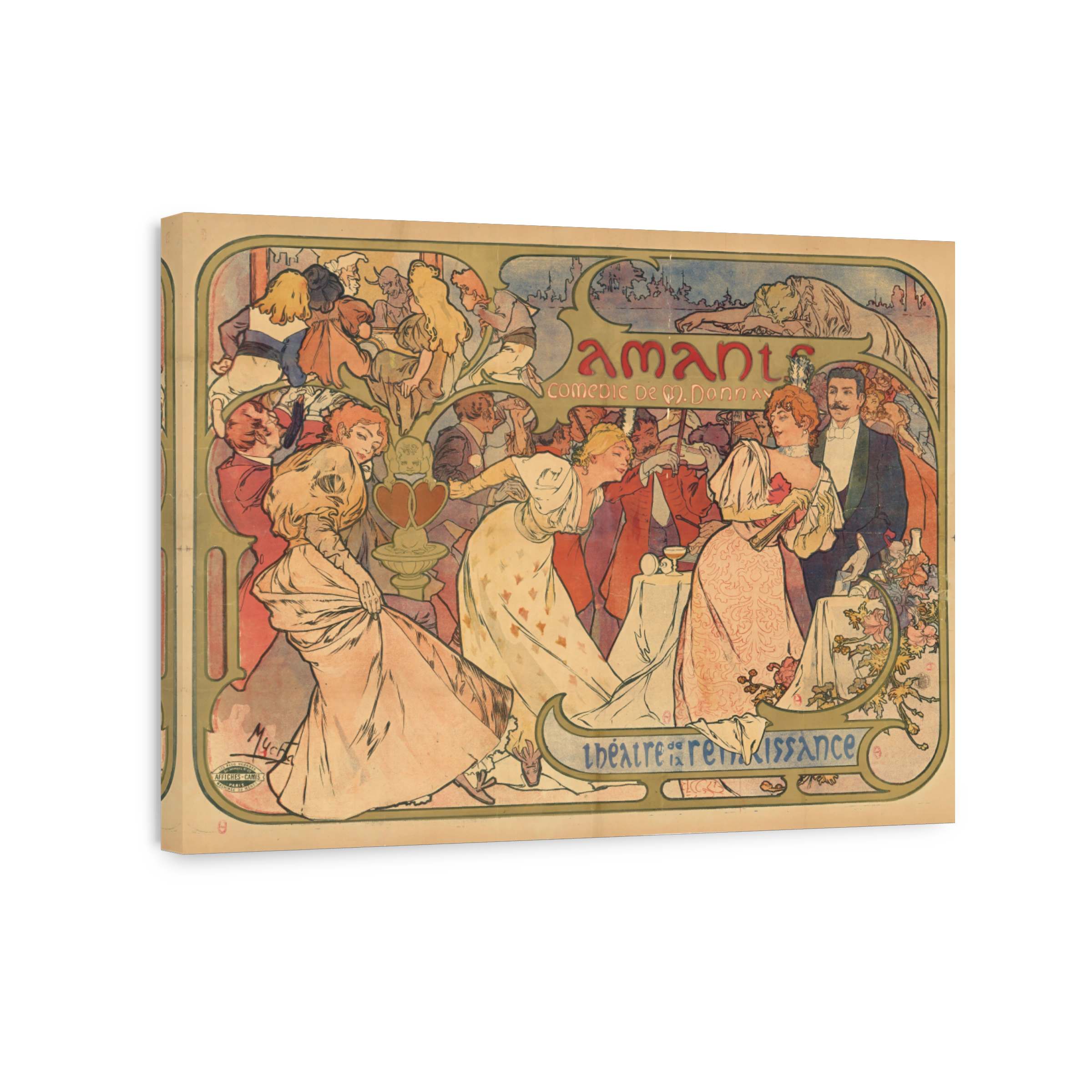 Amants, Comédie De M. Donnay. Théatre De La Renaissance (1895)