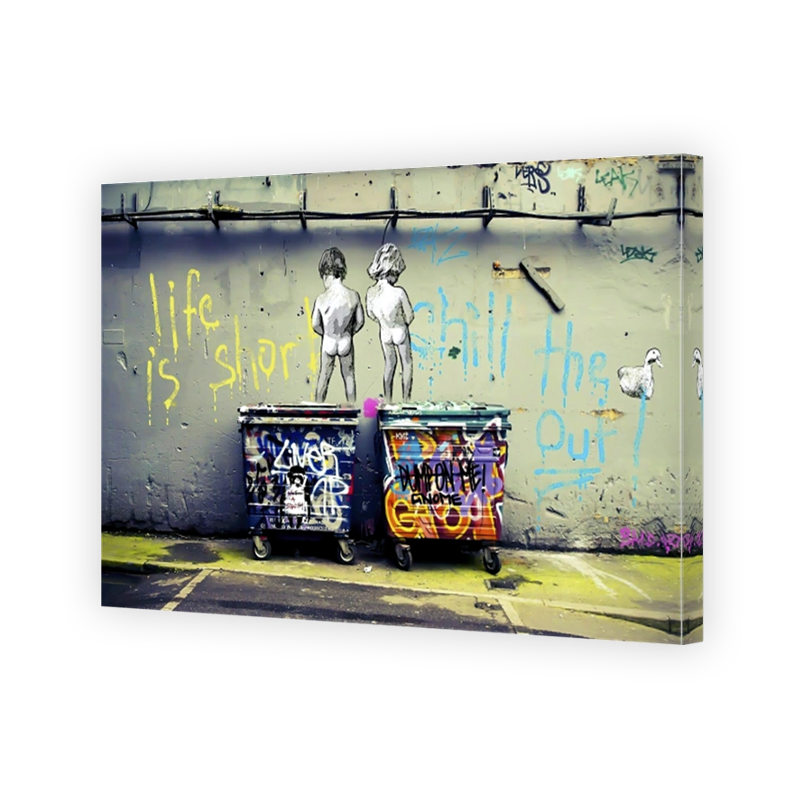 Life Is Short Banksy